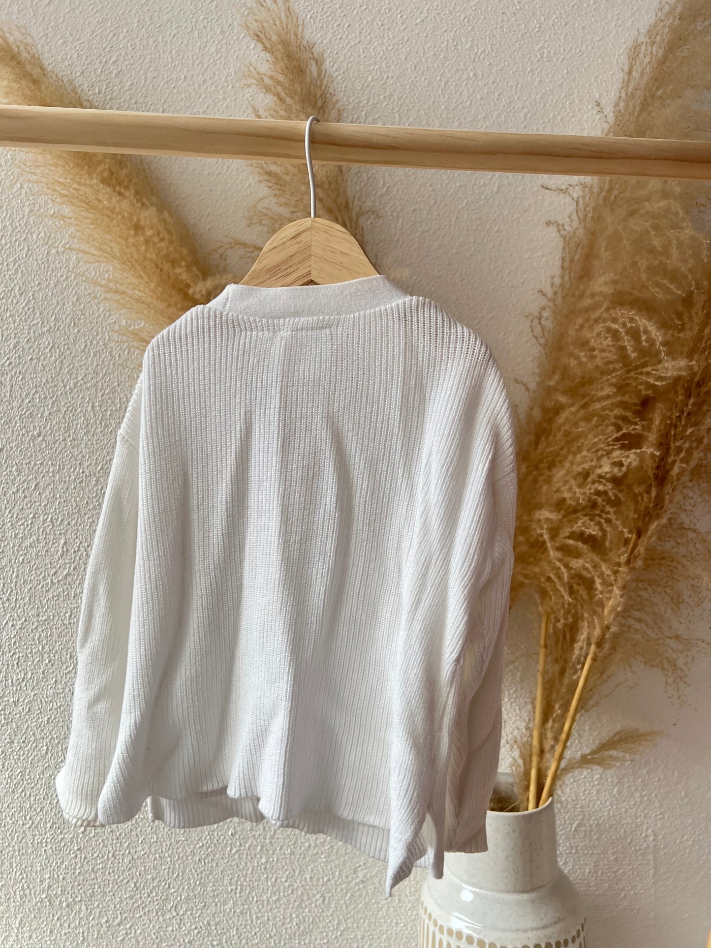 Witte cardigan