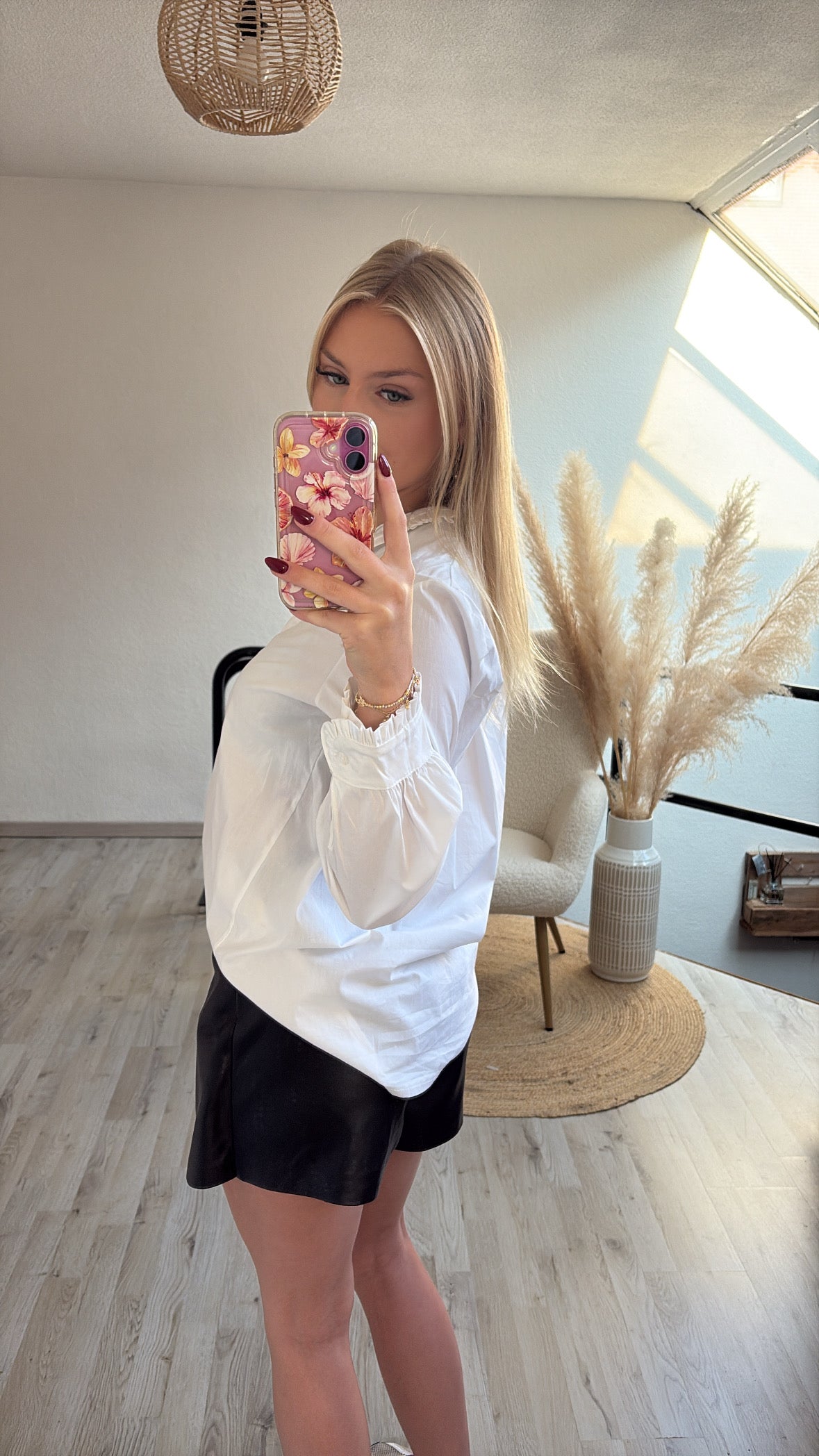Witte blouse