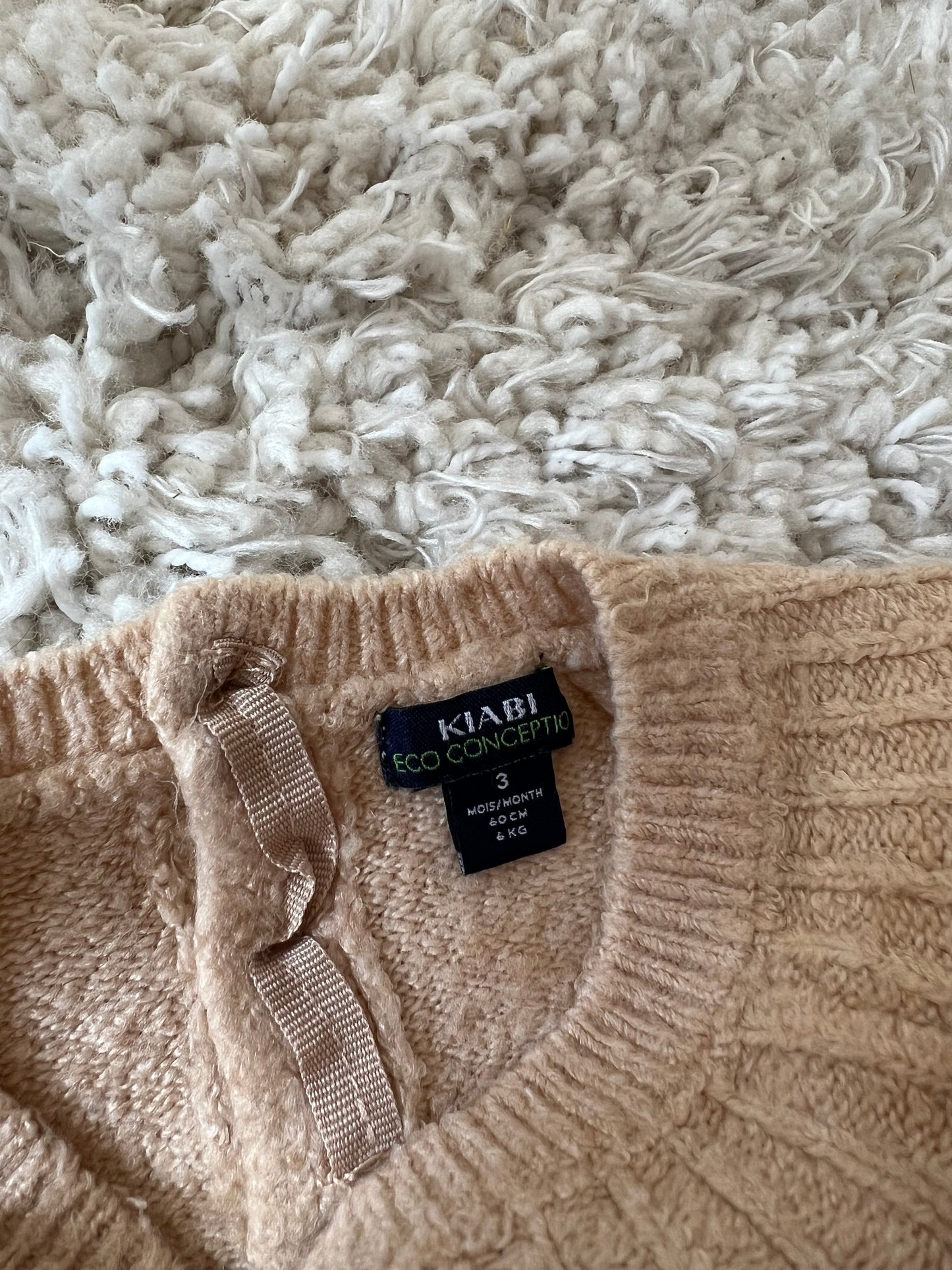 Beige knit