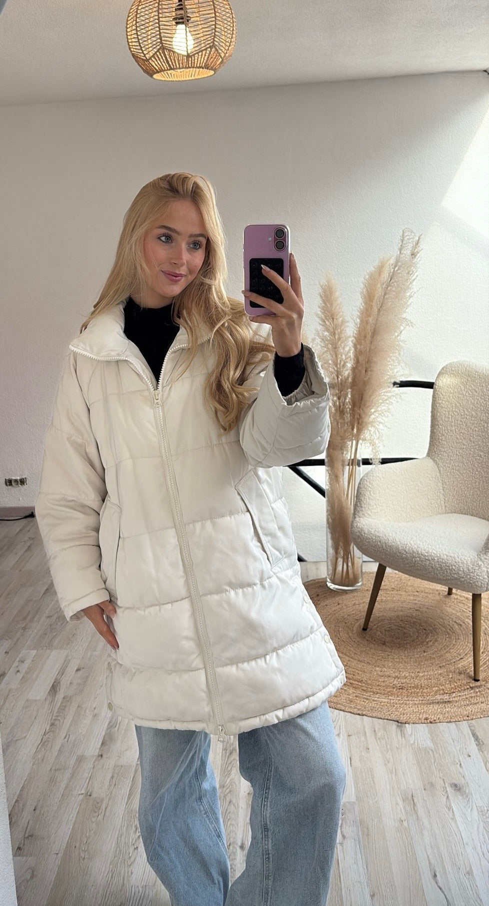Winterjas wit