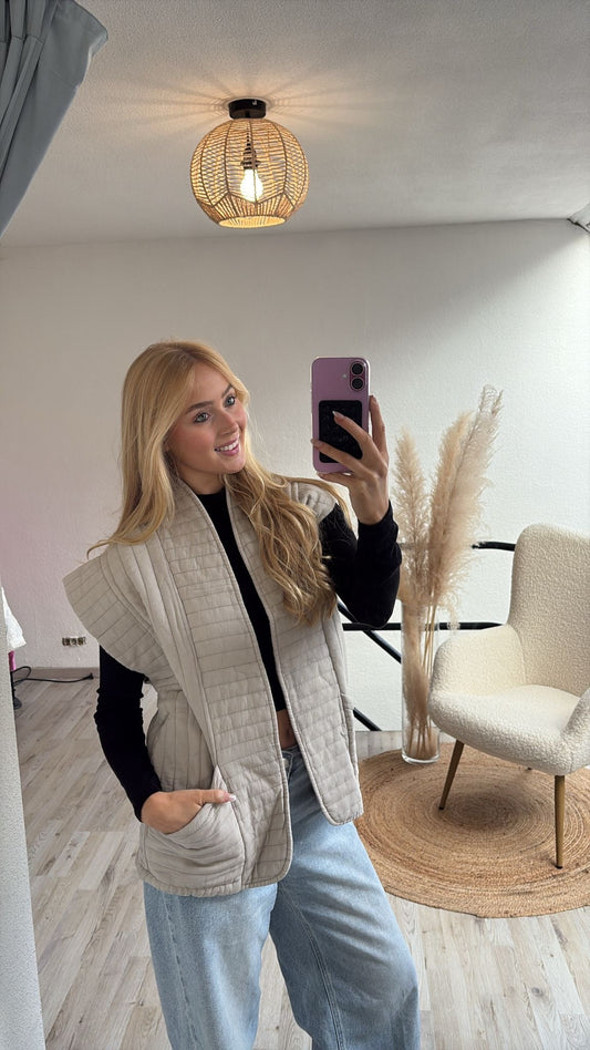 Gilet beige