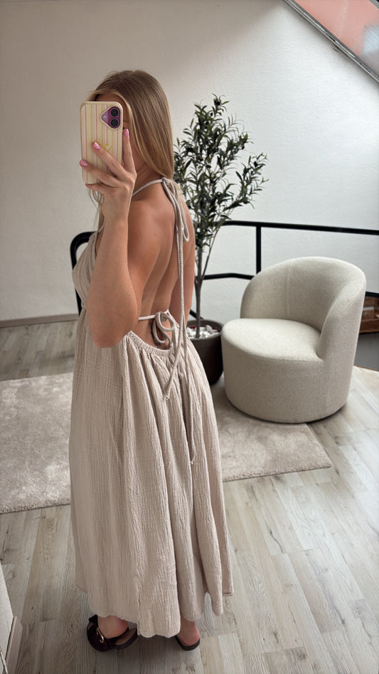 BEIGE MAXIJURK