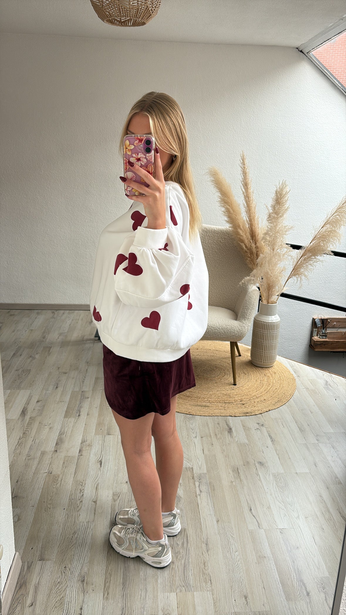 Burgundy rokje