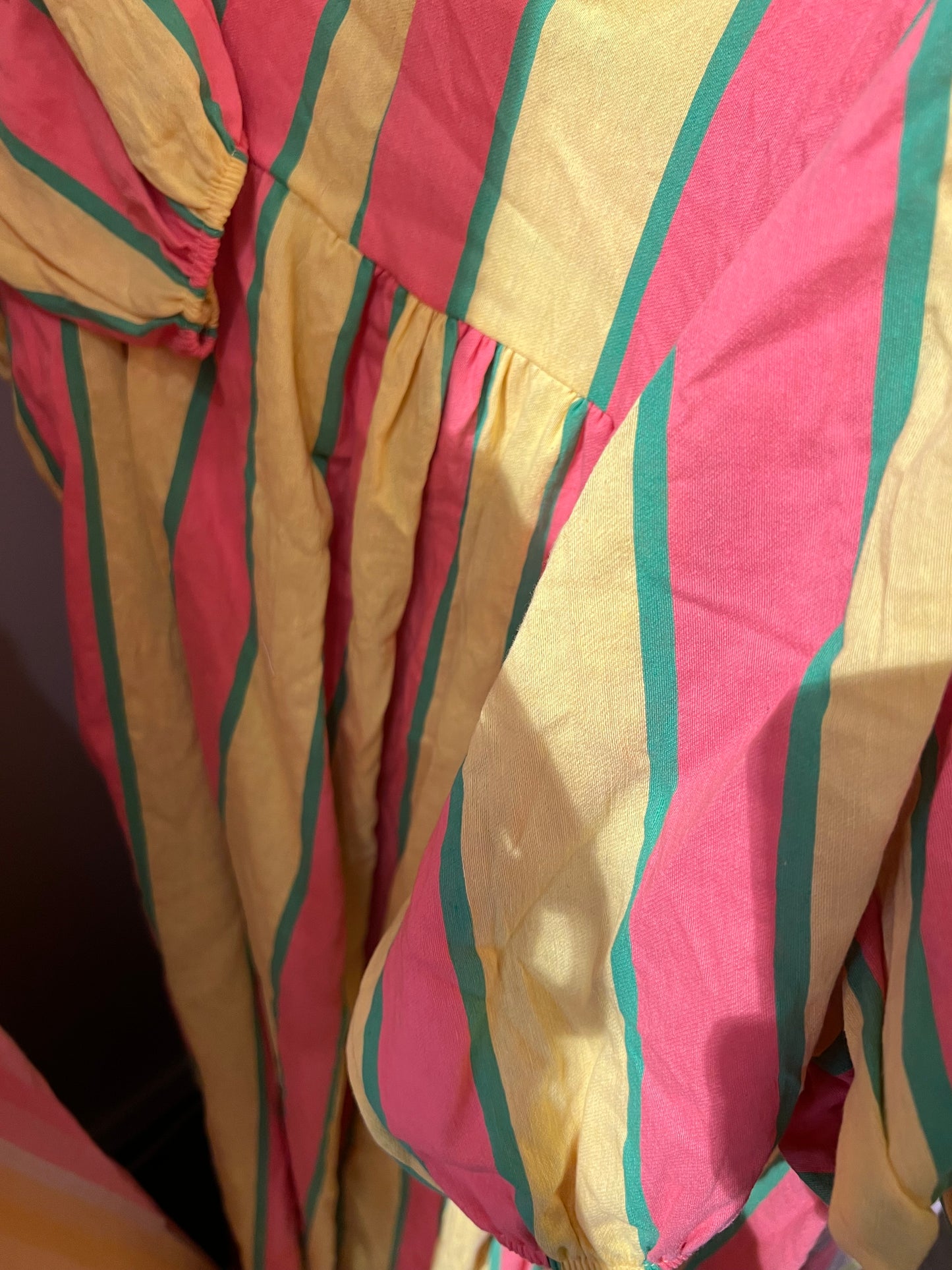 MAXIJURK ROZE-GEEL