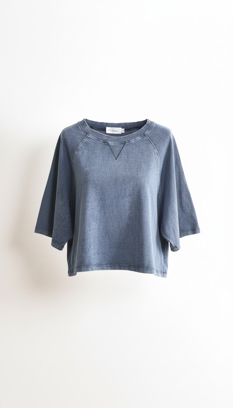 BLAUW SHIRT