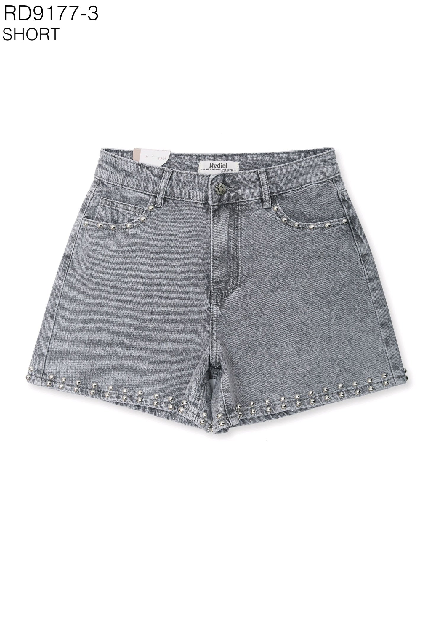 GRIJZE SHORT STUDS