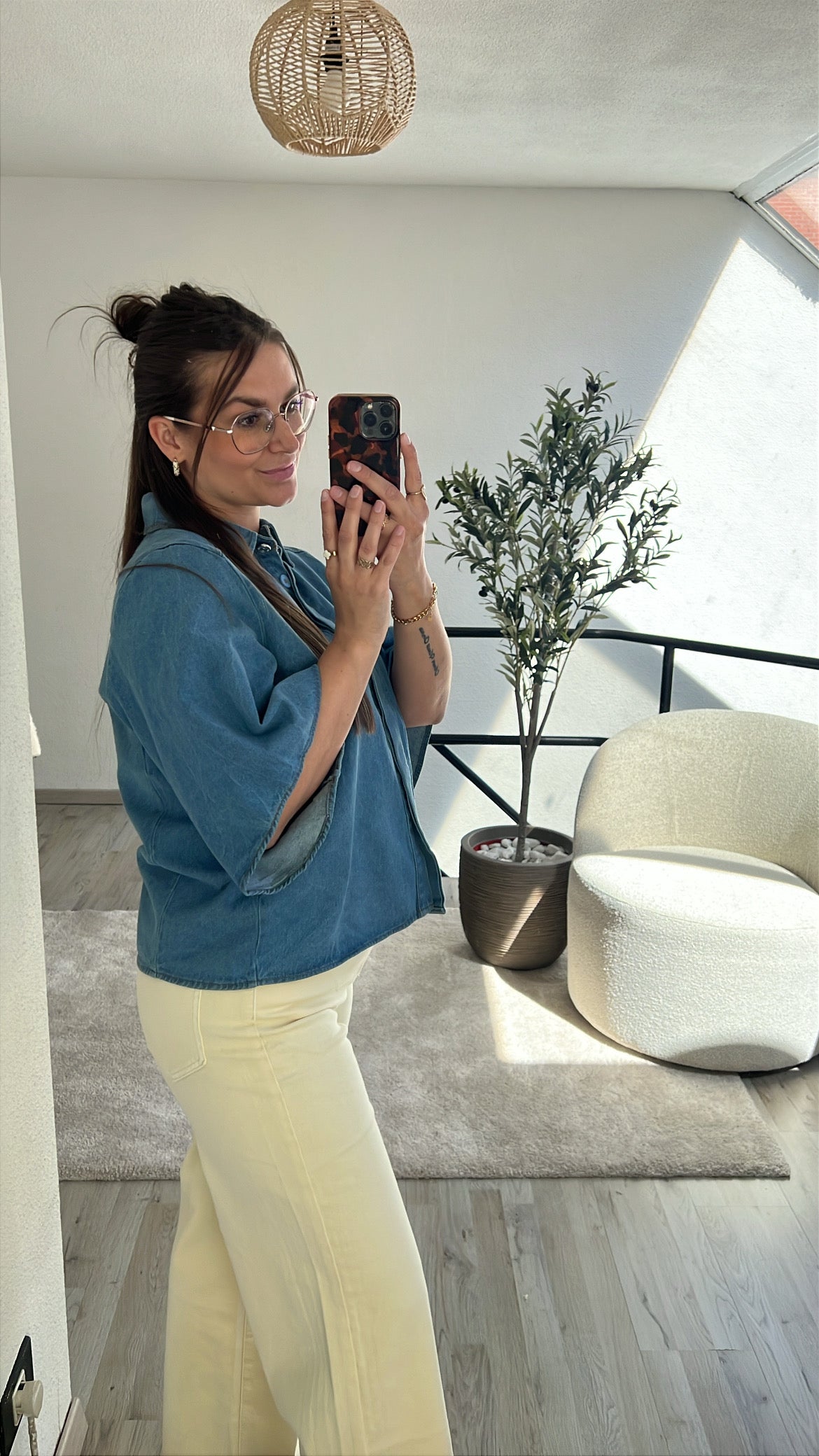 JEANSBLOUSE