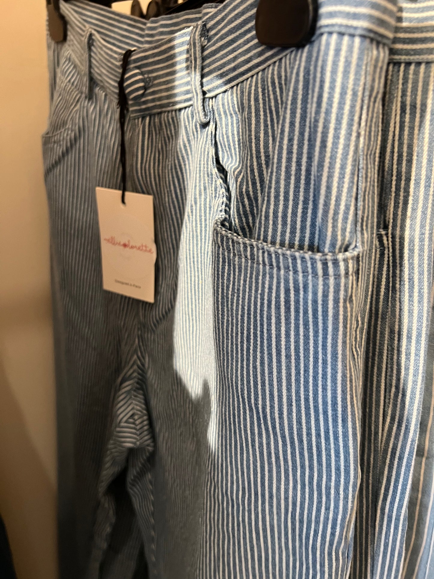 STRIPED JEANS
