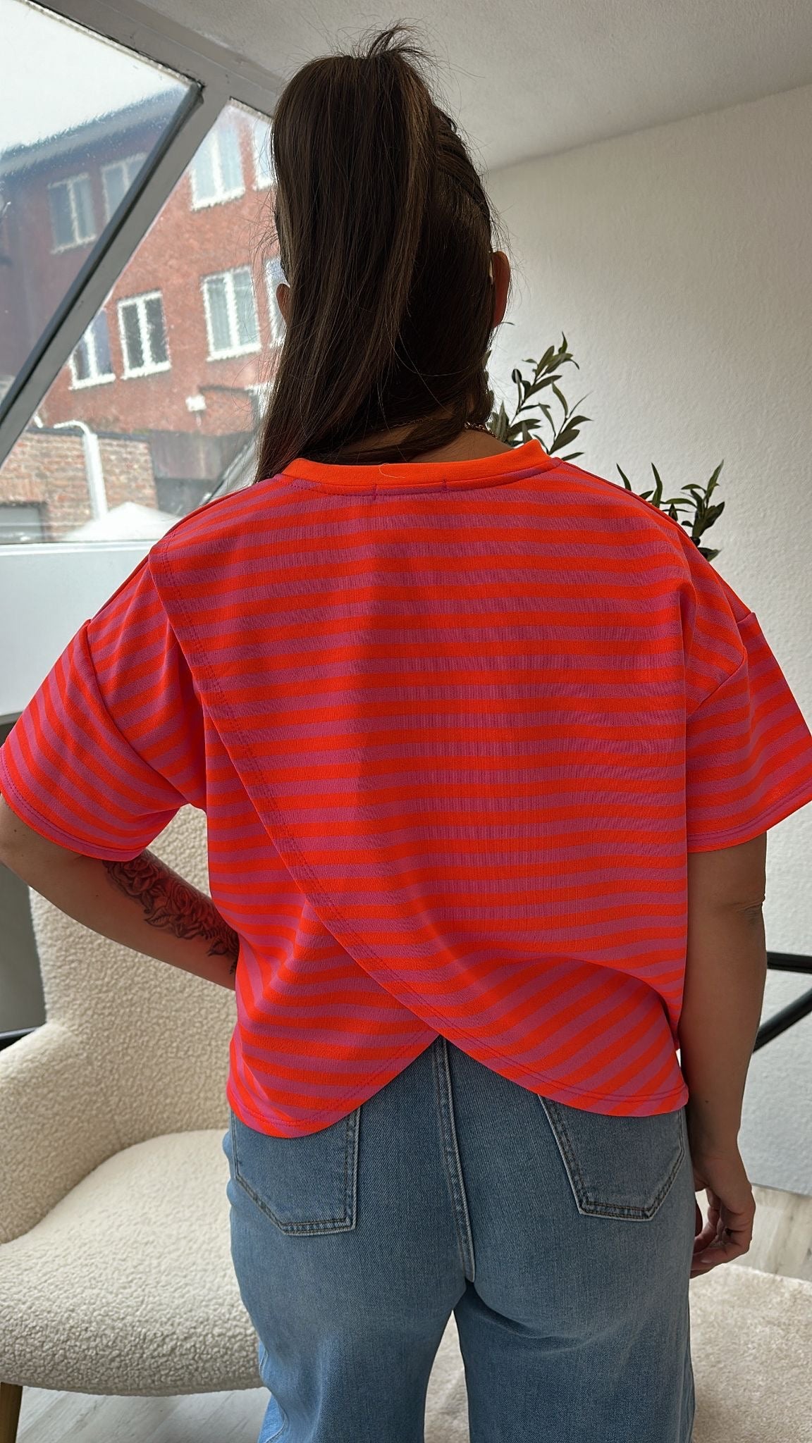OPEN BACK SHIRT ORANJE