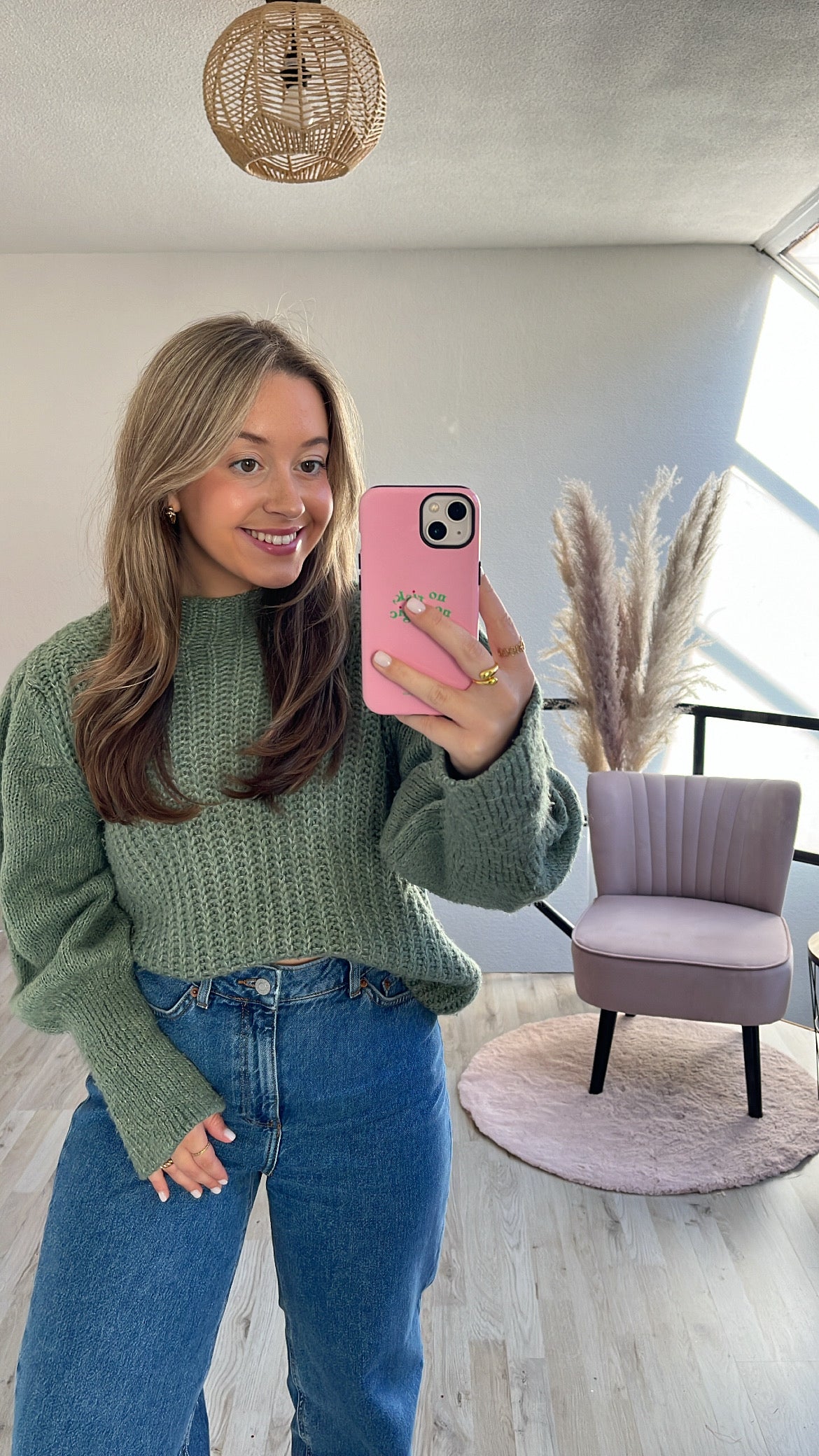 Khaki trui