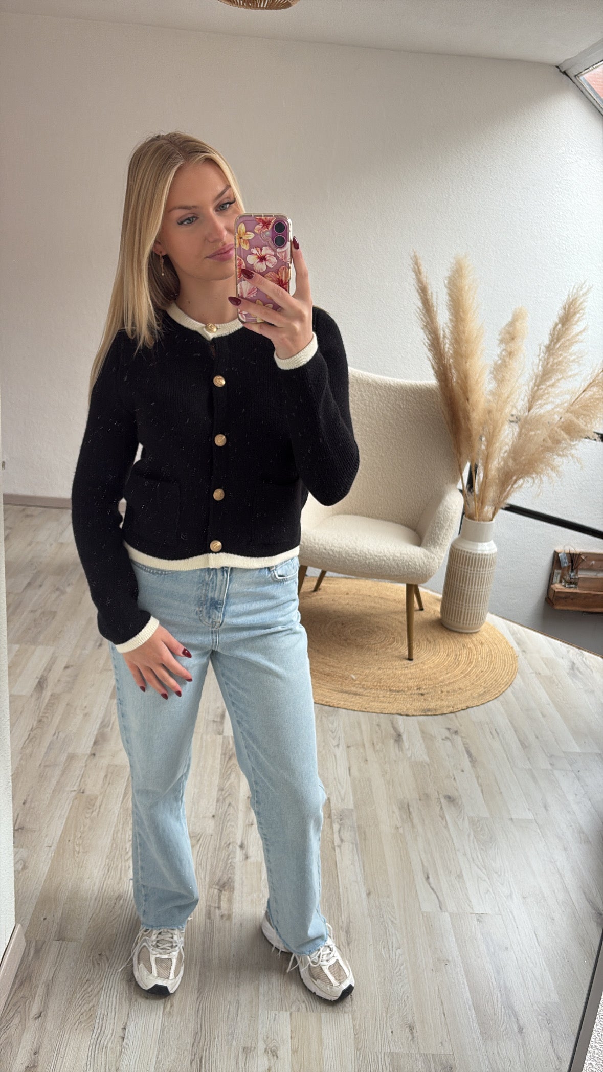 Zwarte cardigan