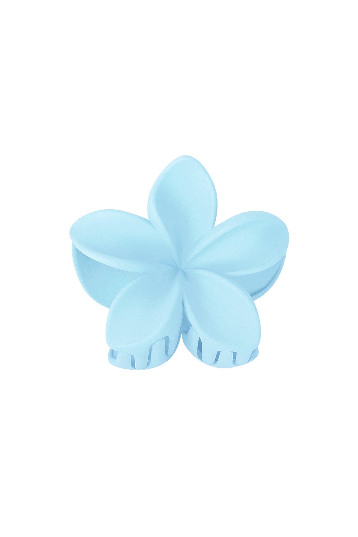 Haarklem flower blauw