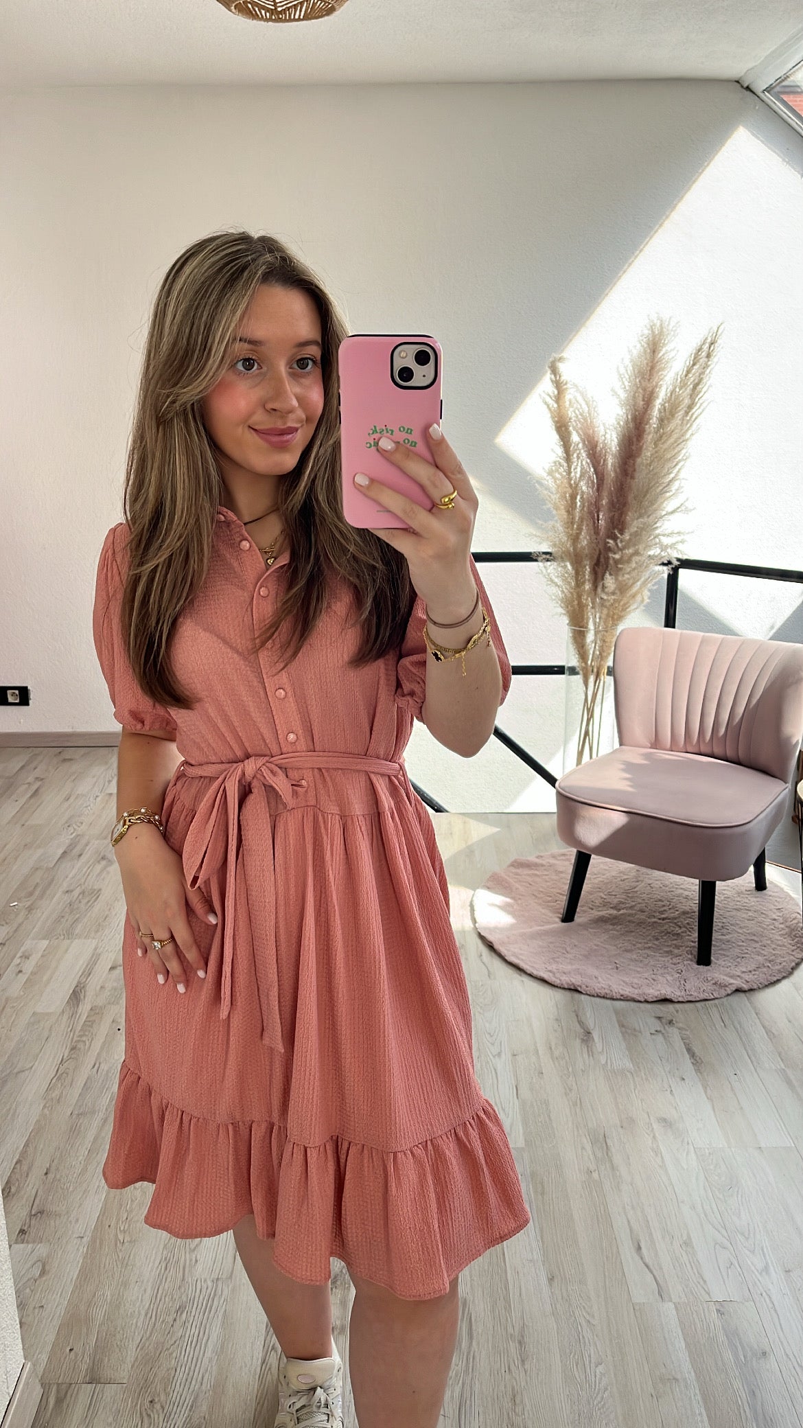 Roze jurk
