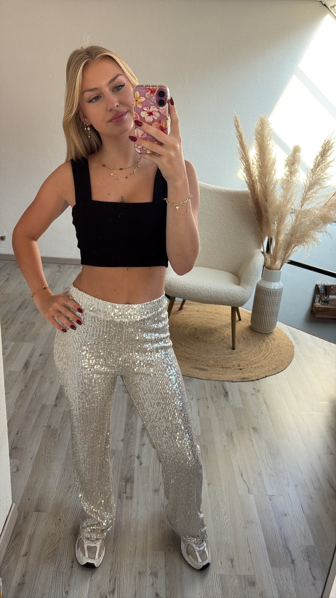Zwarte top