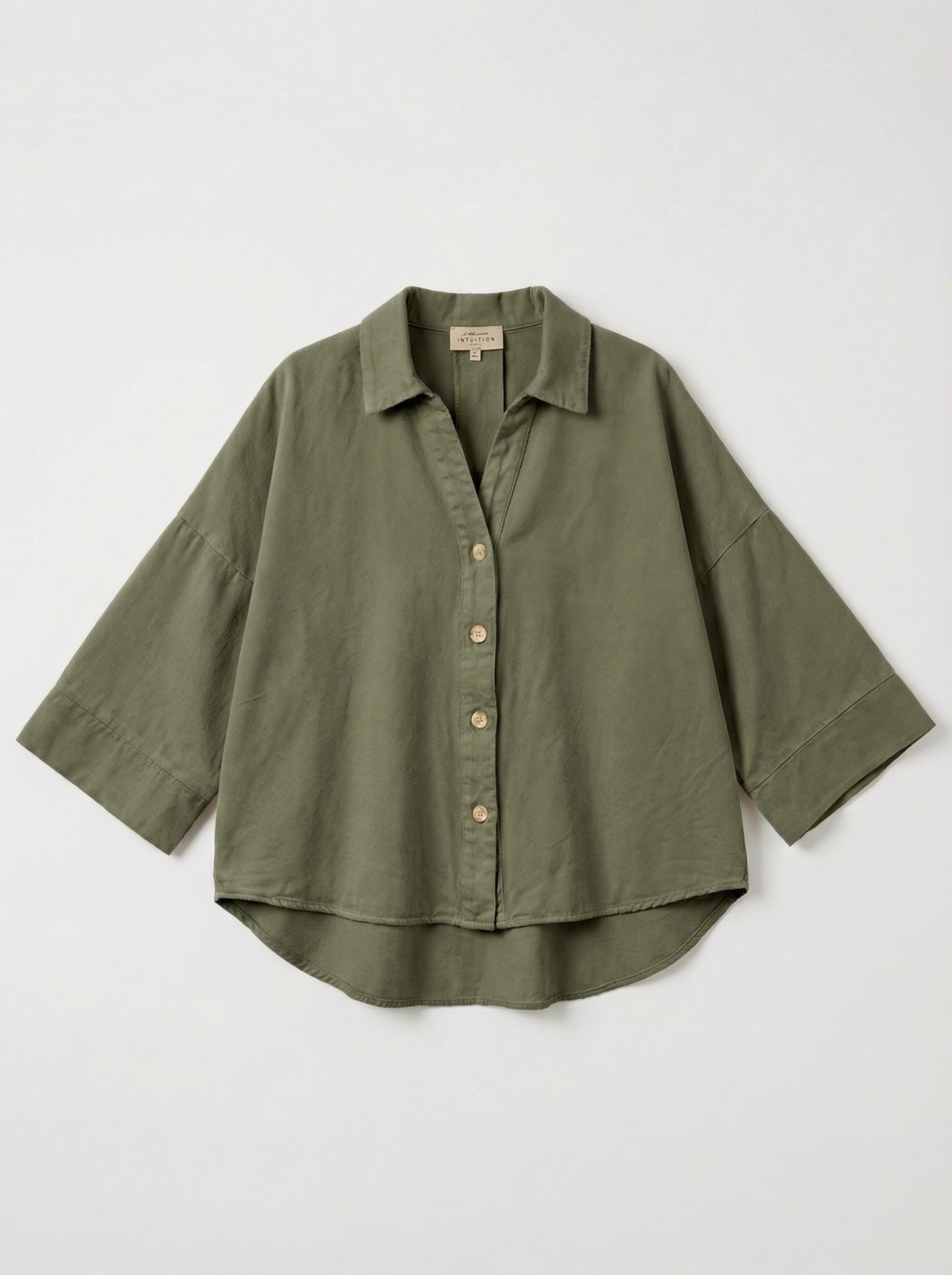 KHAKI JEANSHEMD