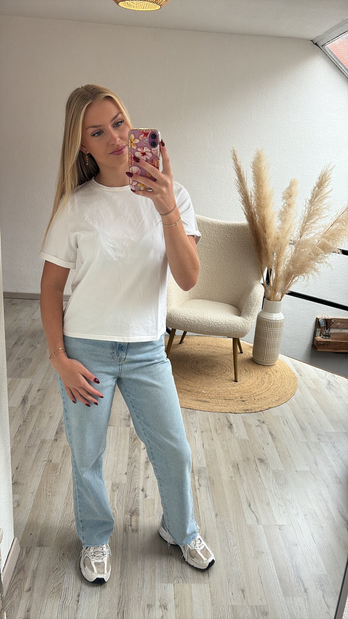 Wit basic shirt