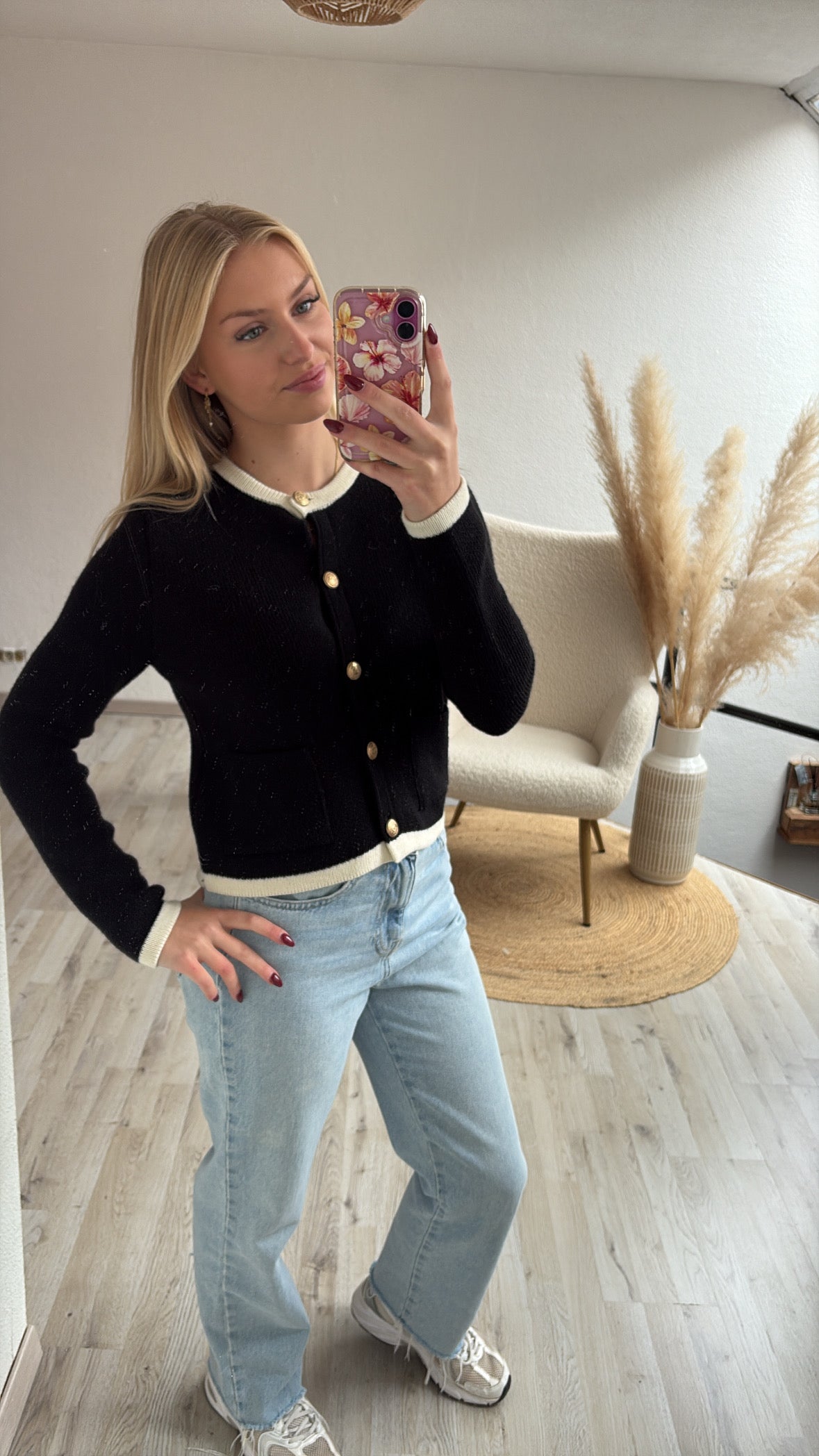 Zwarte cardigan