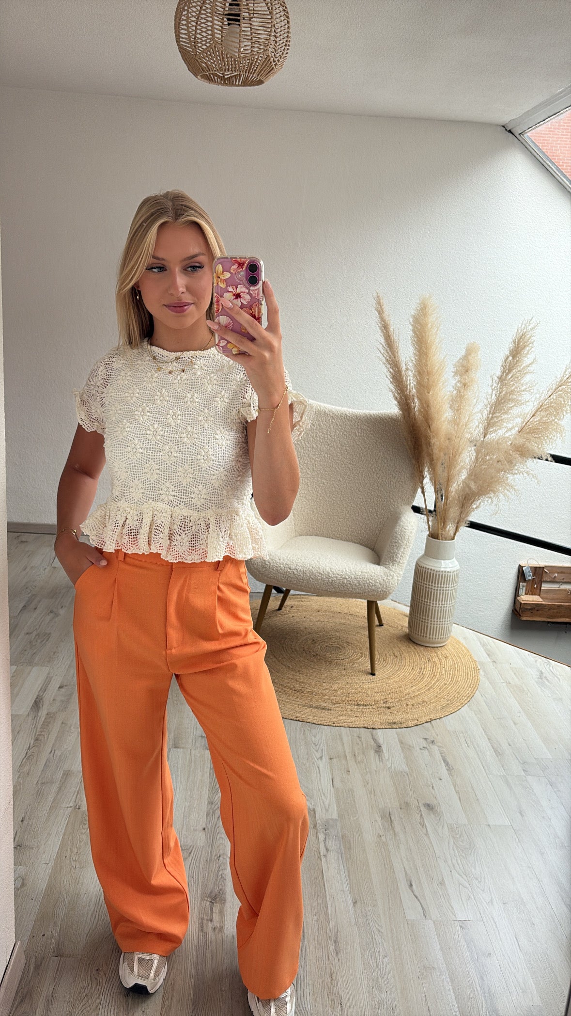 Oranje pantalon