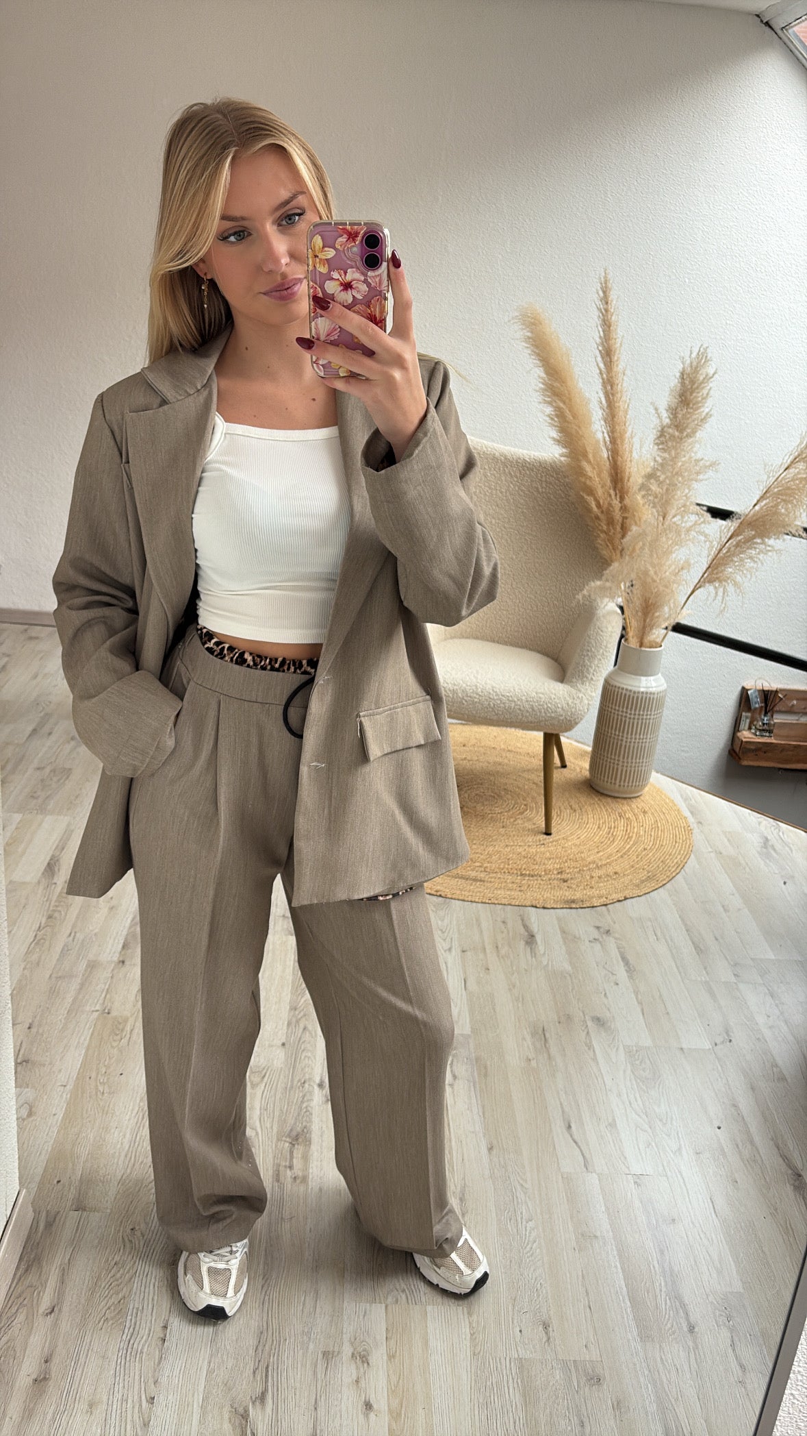 Kostuum taupe