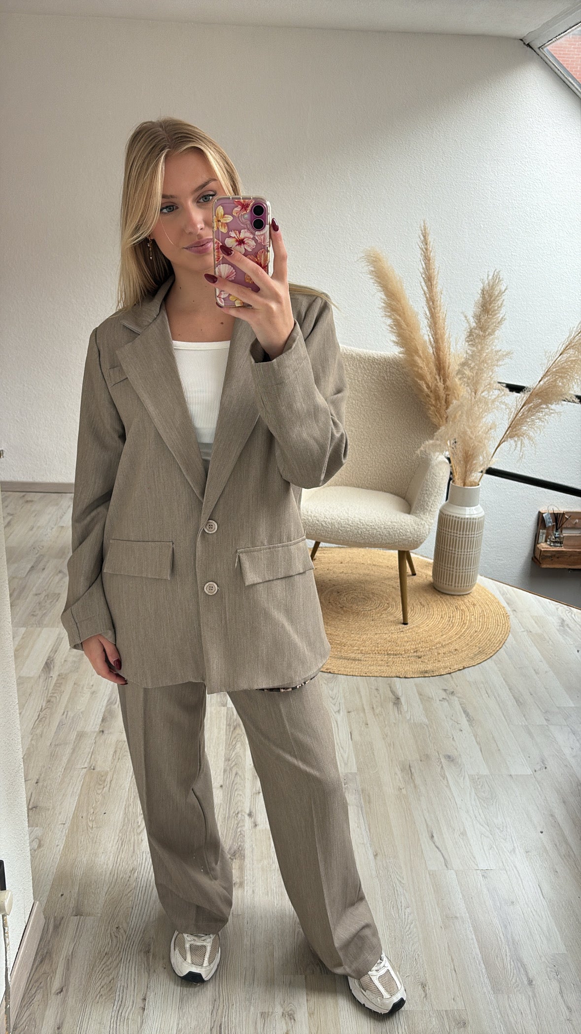 Kostuum taupe