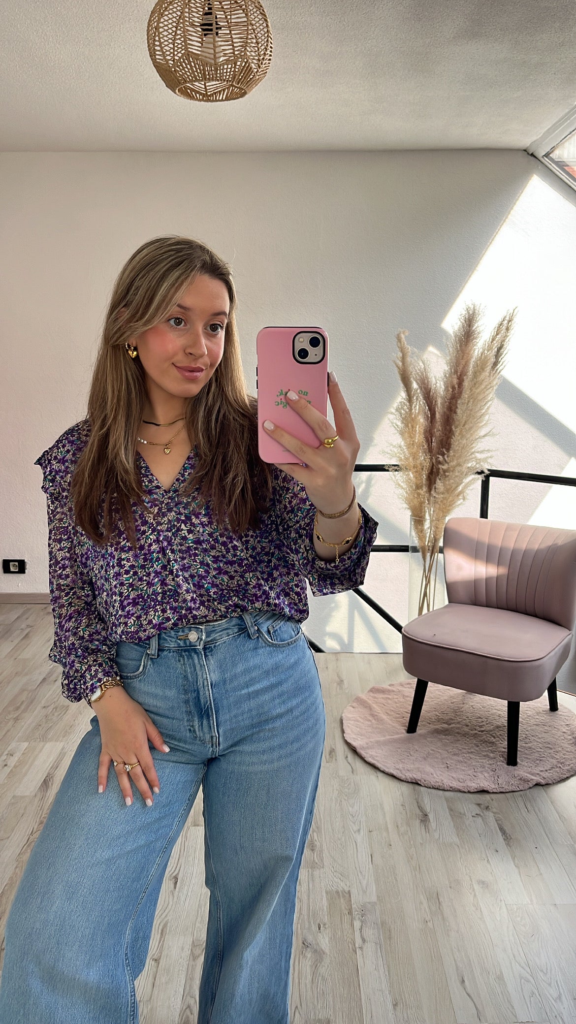 Blouse met print