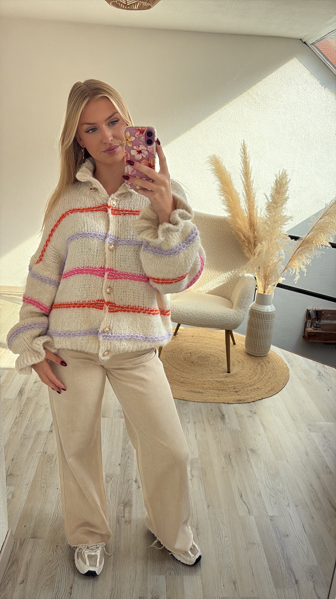Gestreepte knit