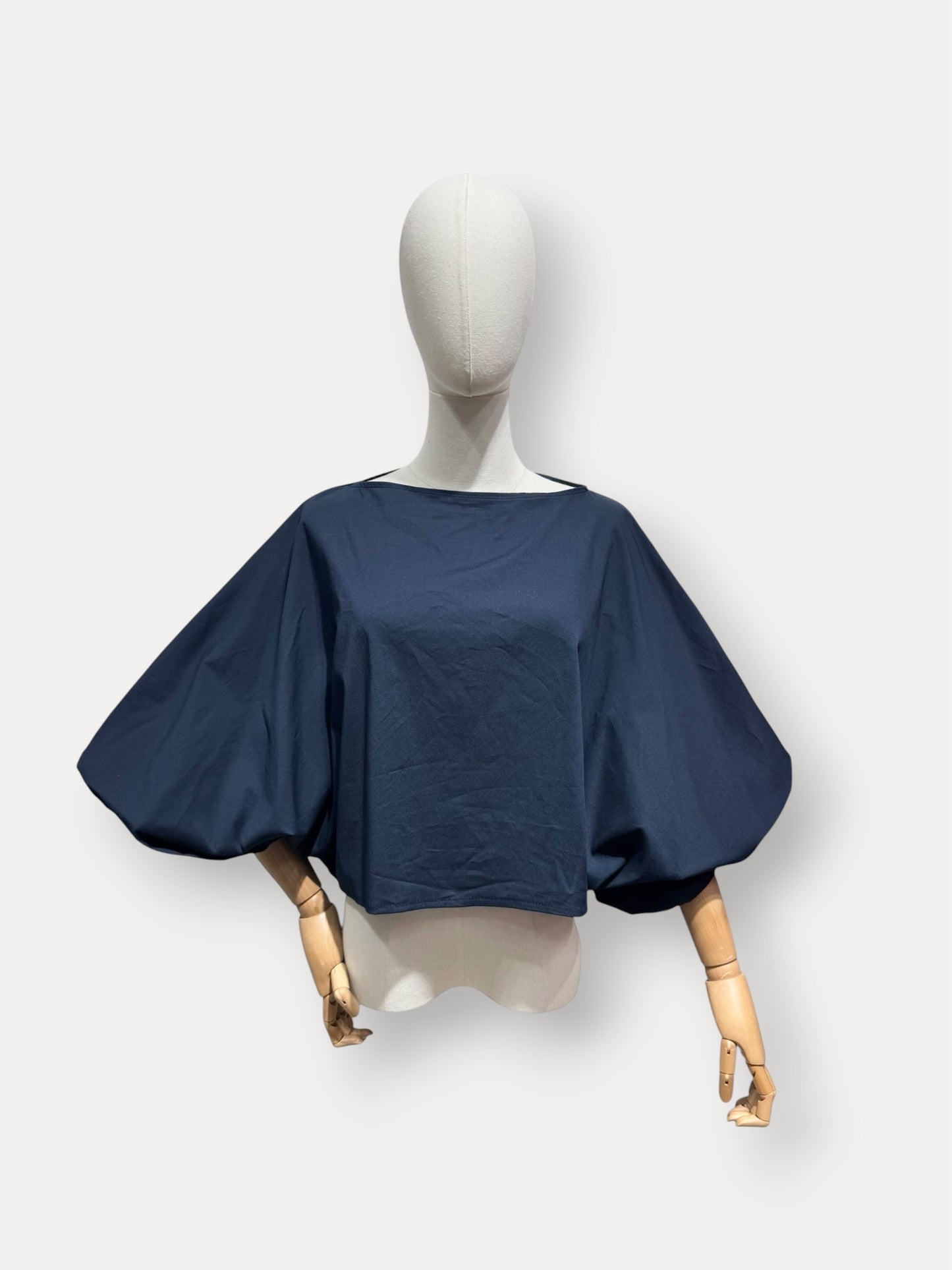 PUFFY BLOUSE MARINE