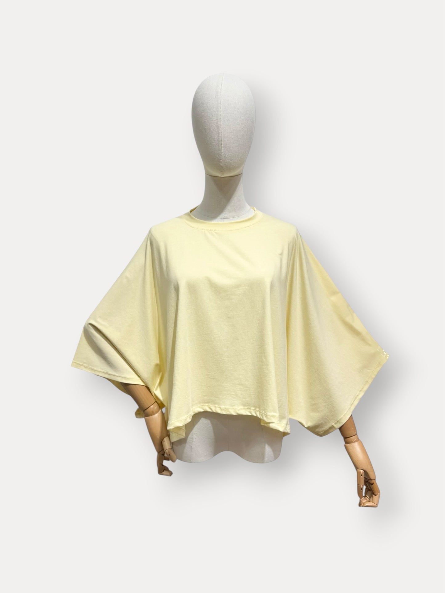 OVERSIZED TEE GEEL