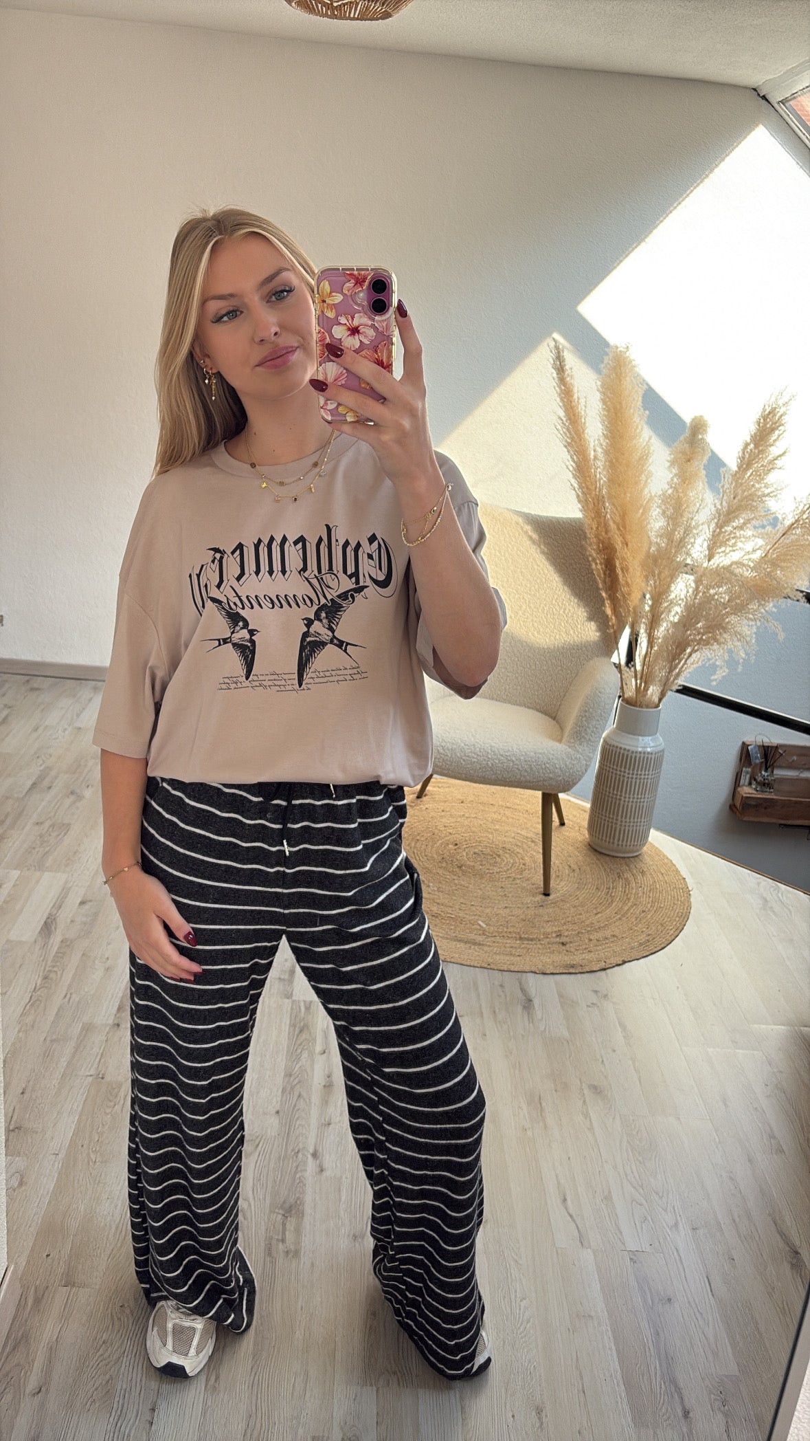 Gestreepte broek