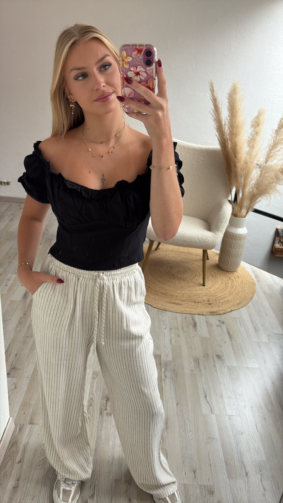 Gestreepte pantalon