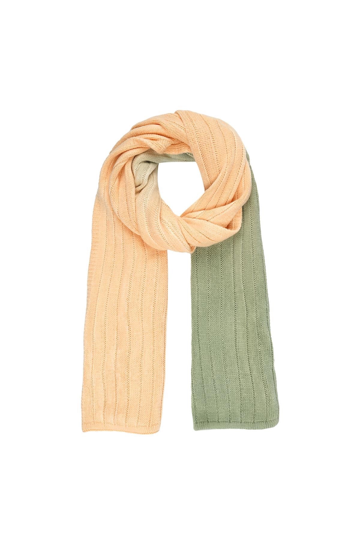 Wintersjaal tie dye