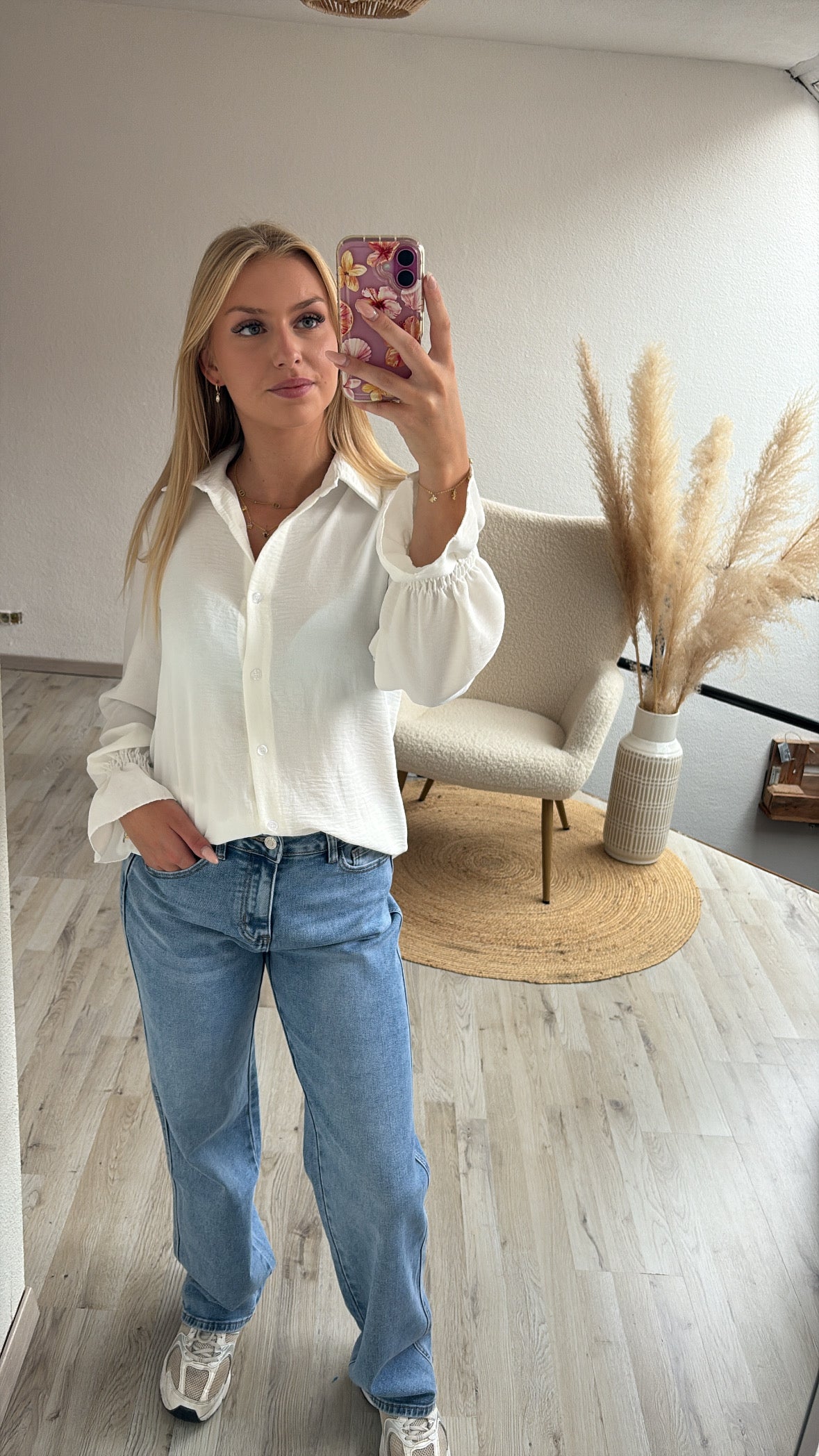 Witte blouse