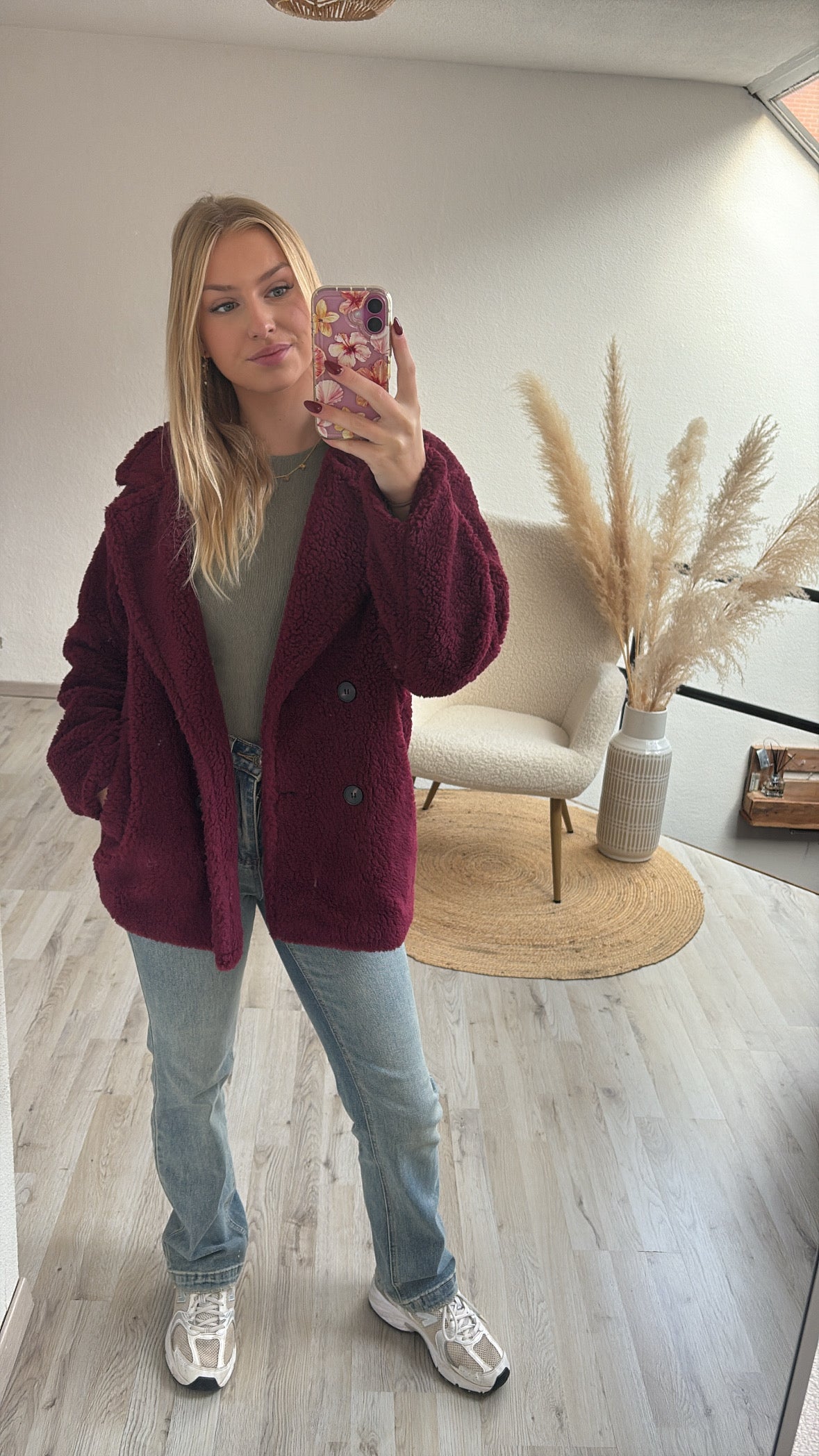 Teddyjas burgundy
