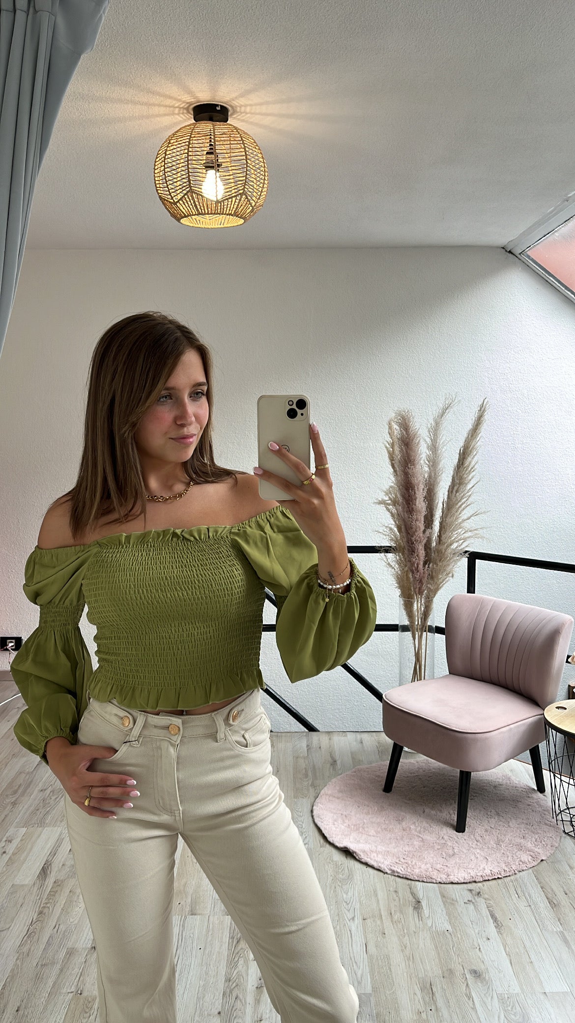 Groene blouse
