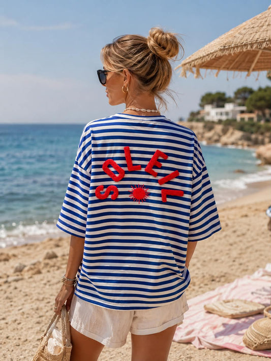 SOLEIL SHIRT BLAUW