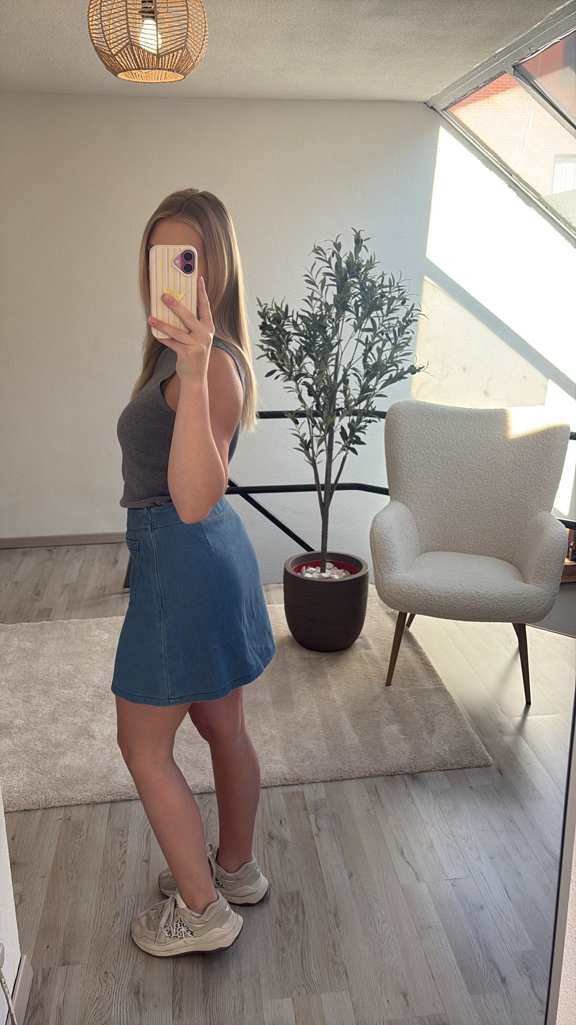 JEANSROK KNOOPJES