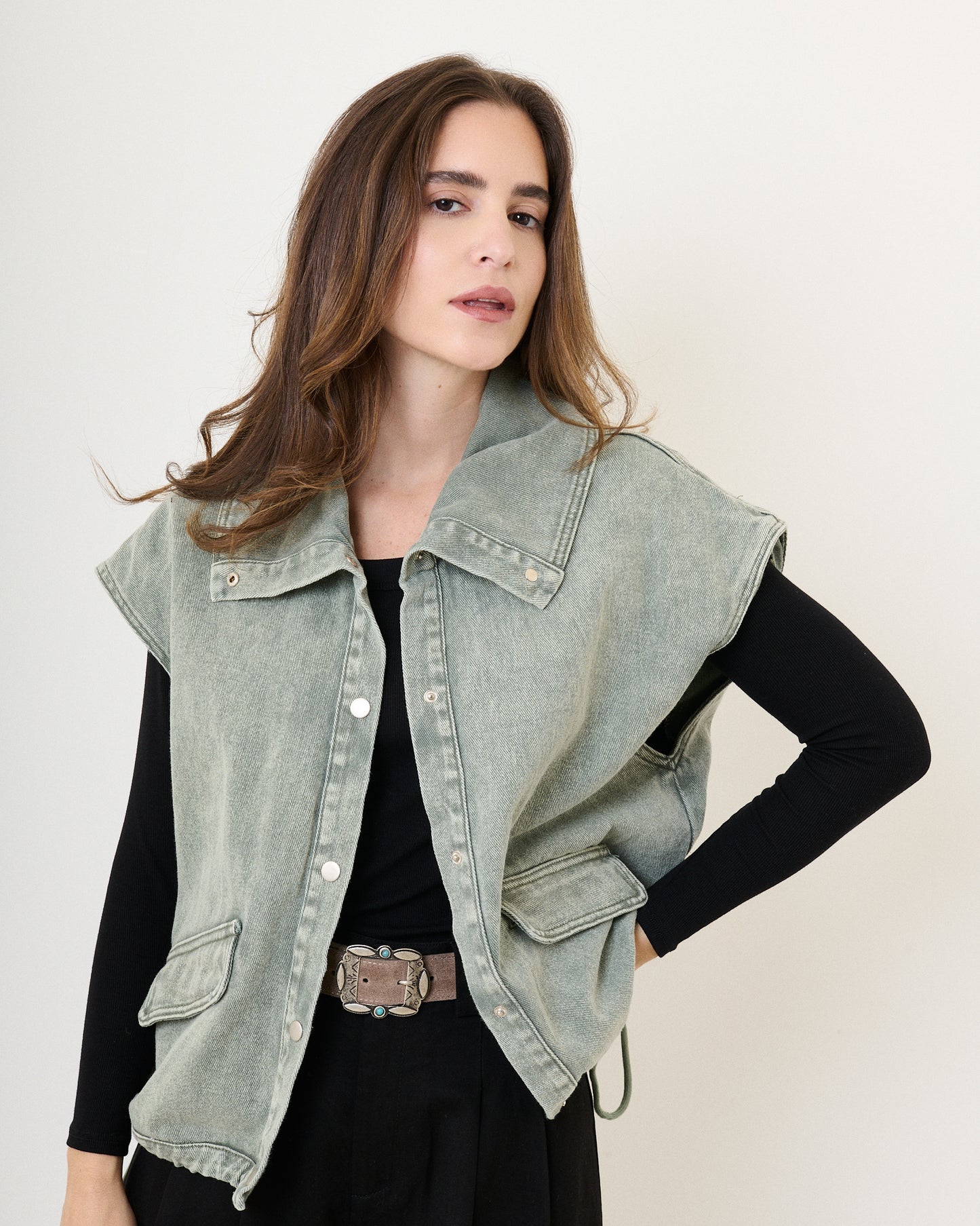 JEANS JACKET KHAKI