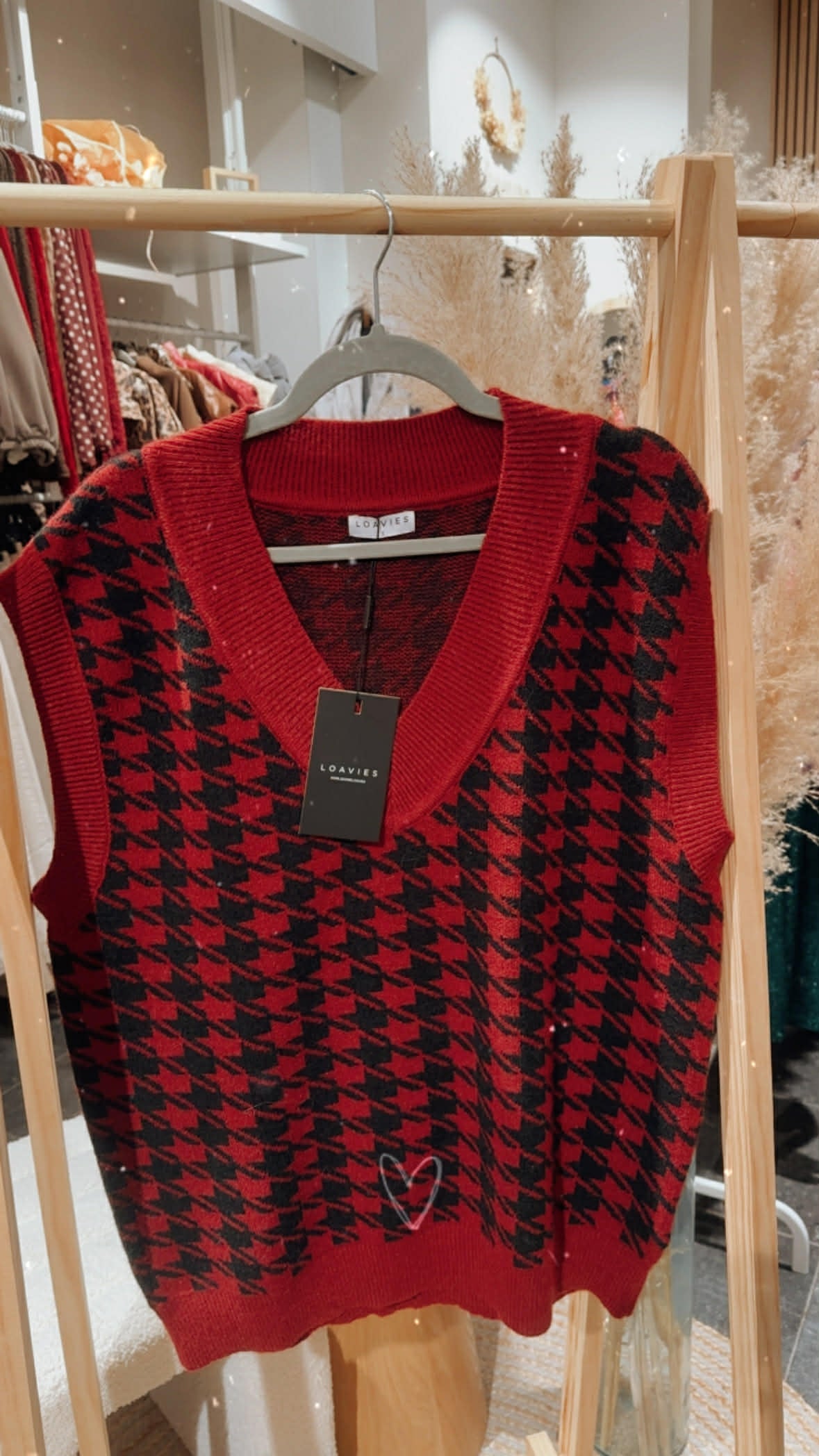 Debardeur pied de poule