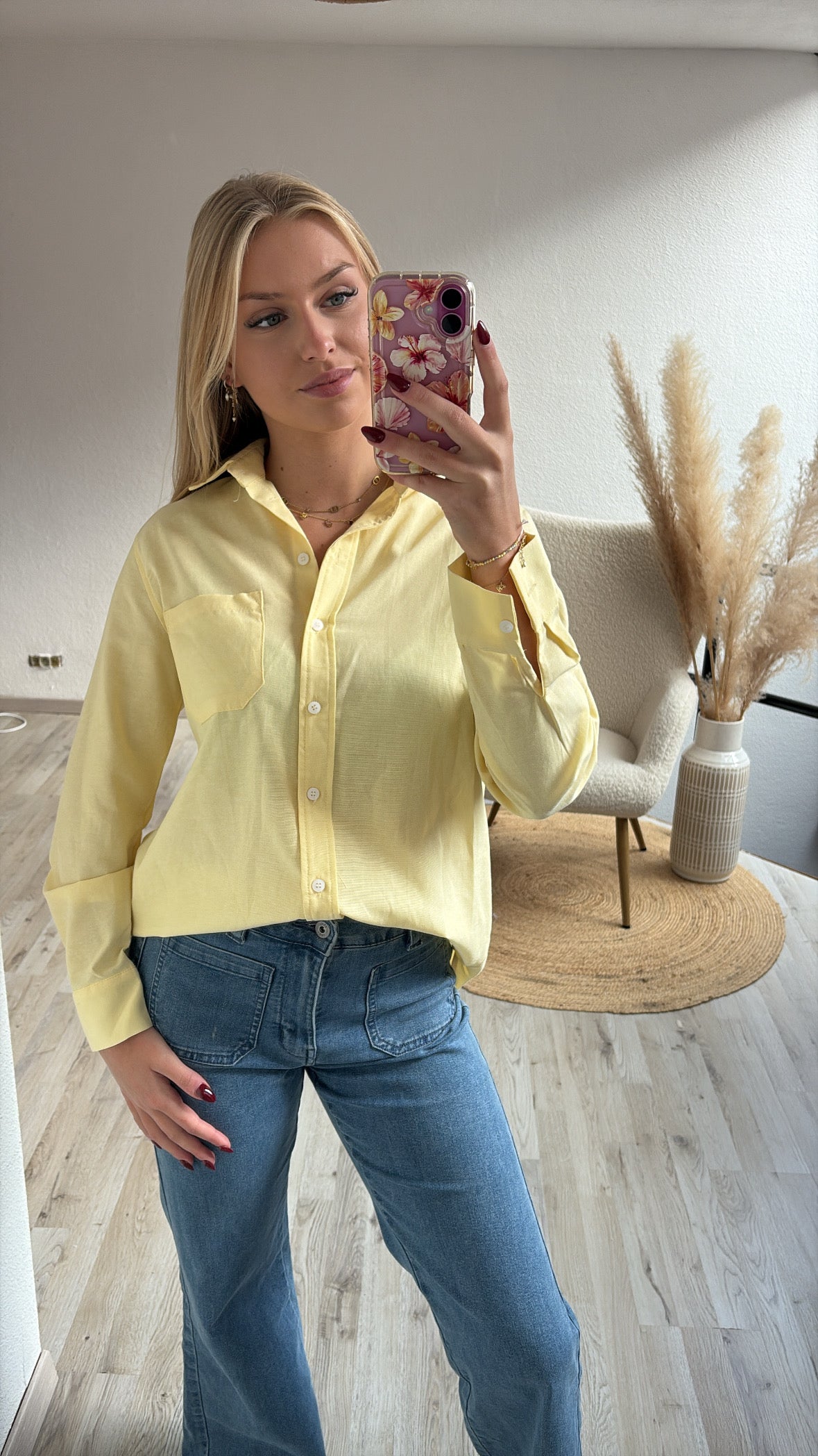Butteryellow blouse