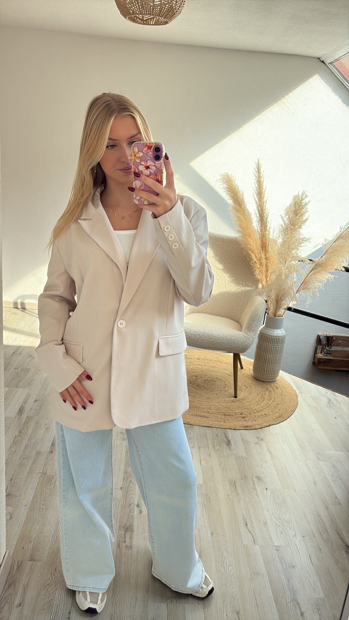 Beige blazer