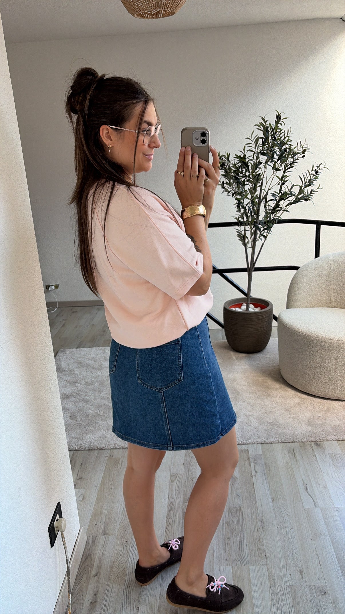 JEANSROKJE BLAUW