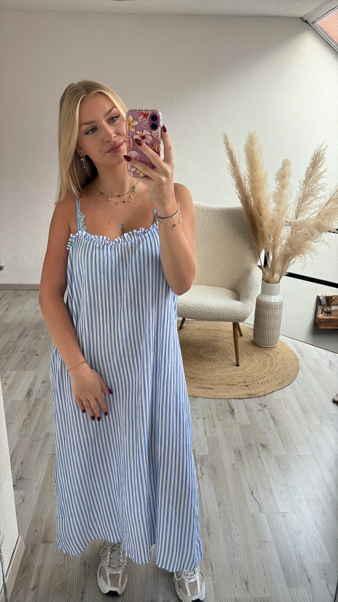 Zomerjurk blauw