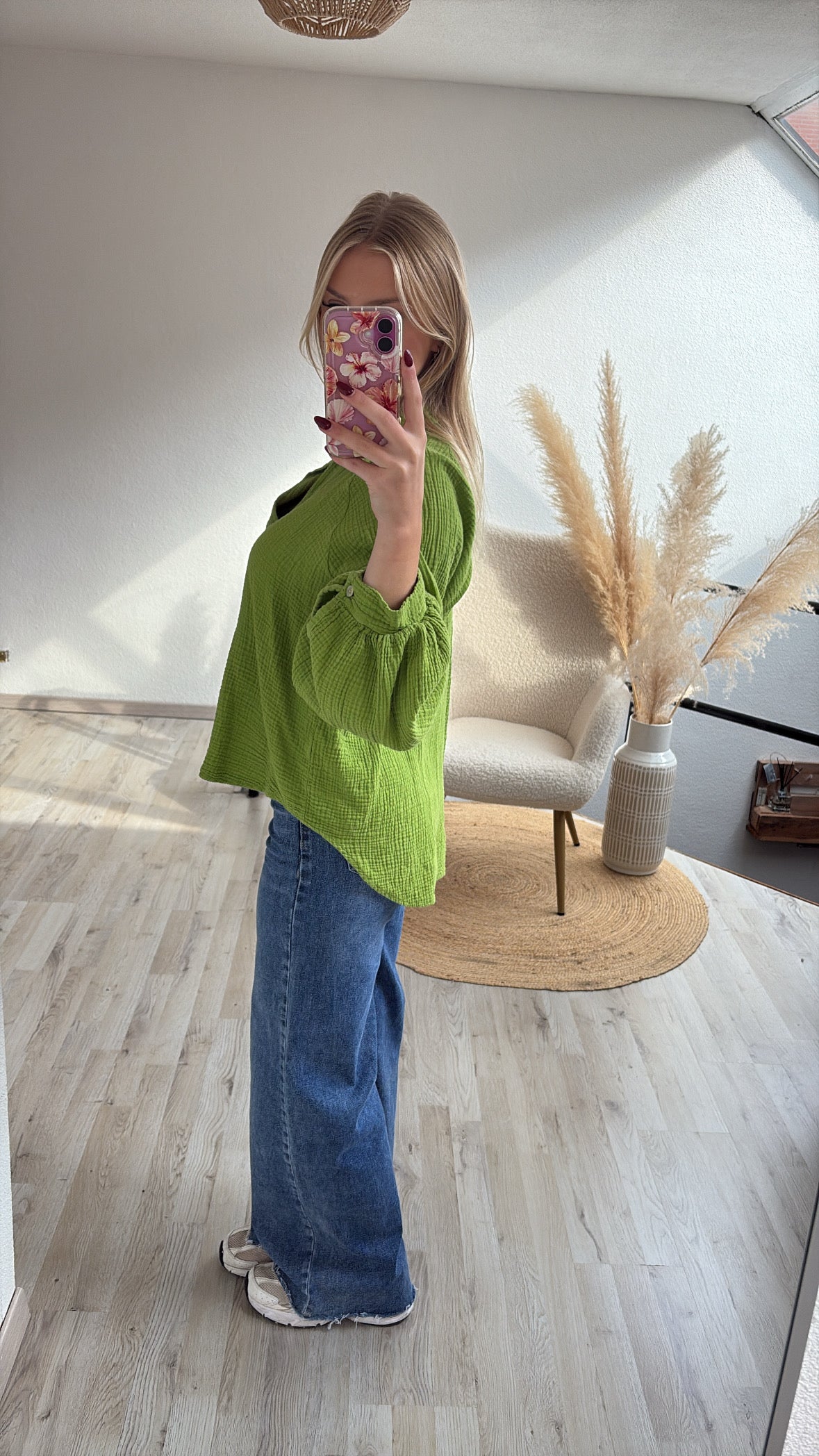 Mom jeans donkerblauw