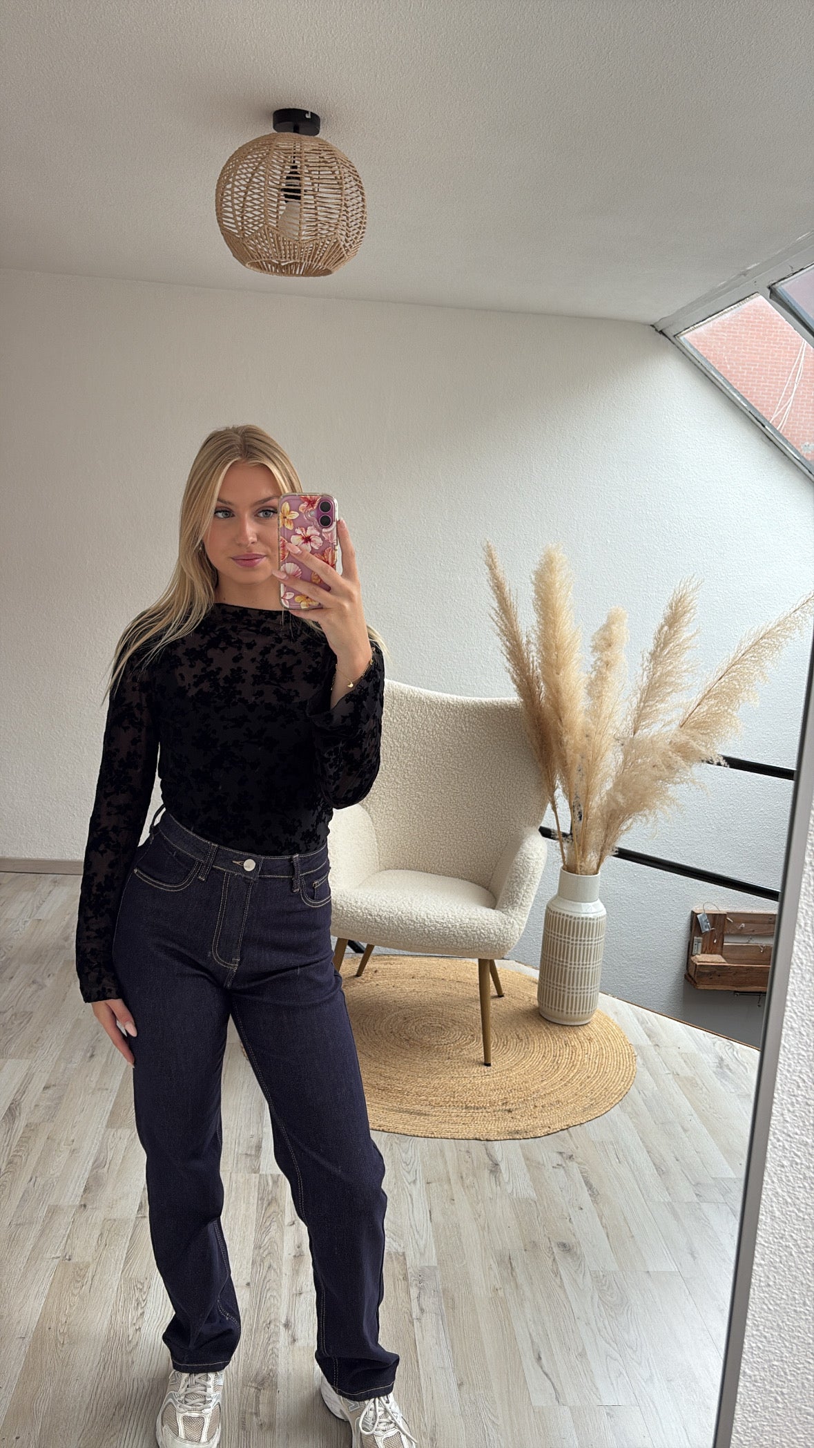 Donkere jeans