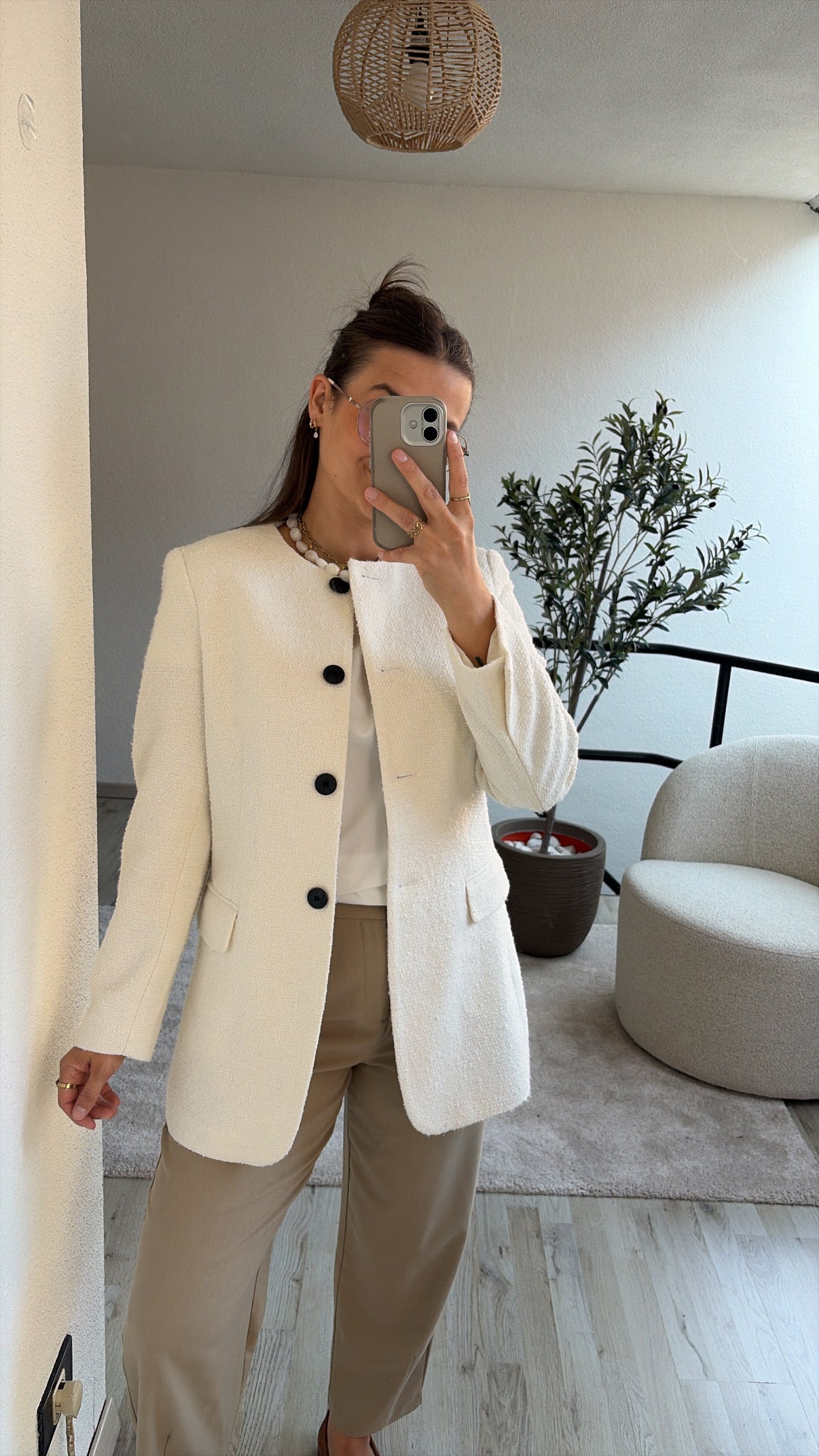 TWEED JASJE ECRU