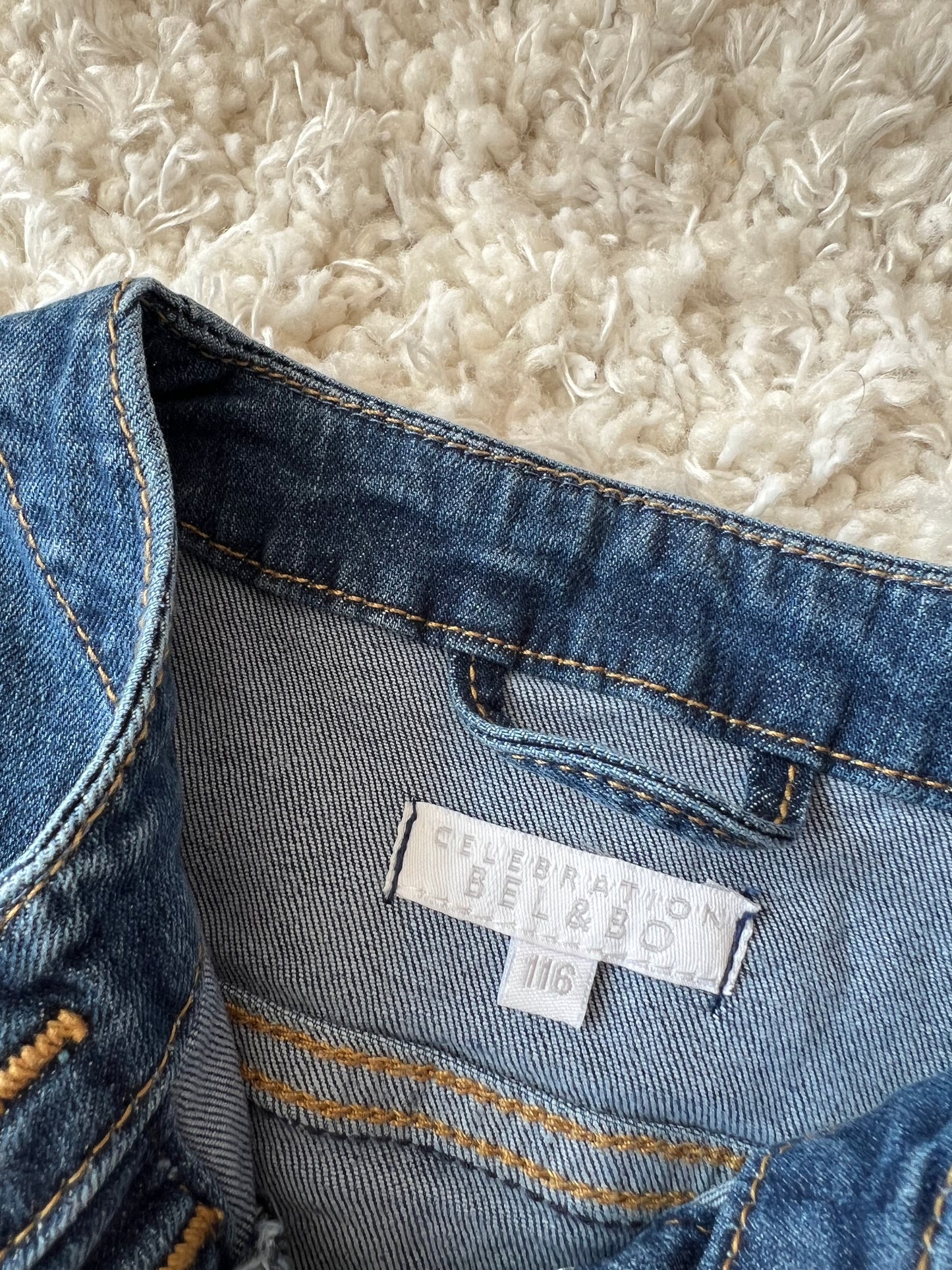Jeansjasje parels