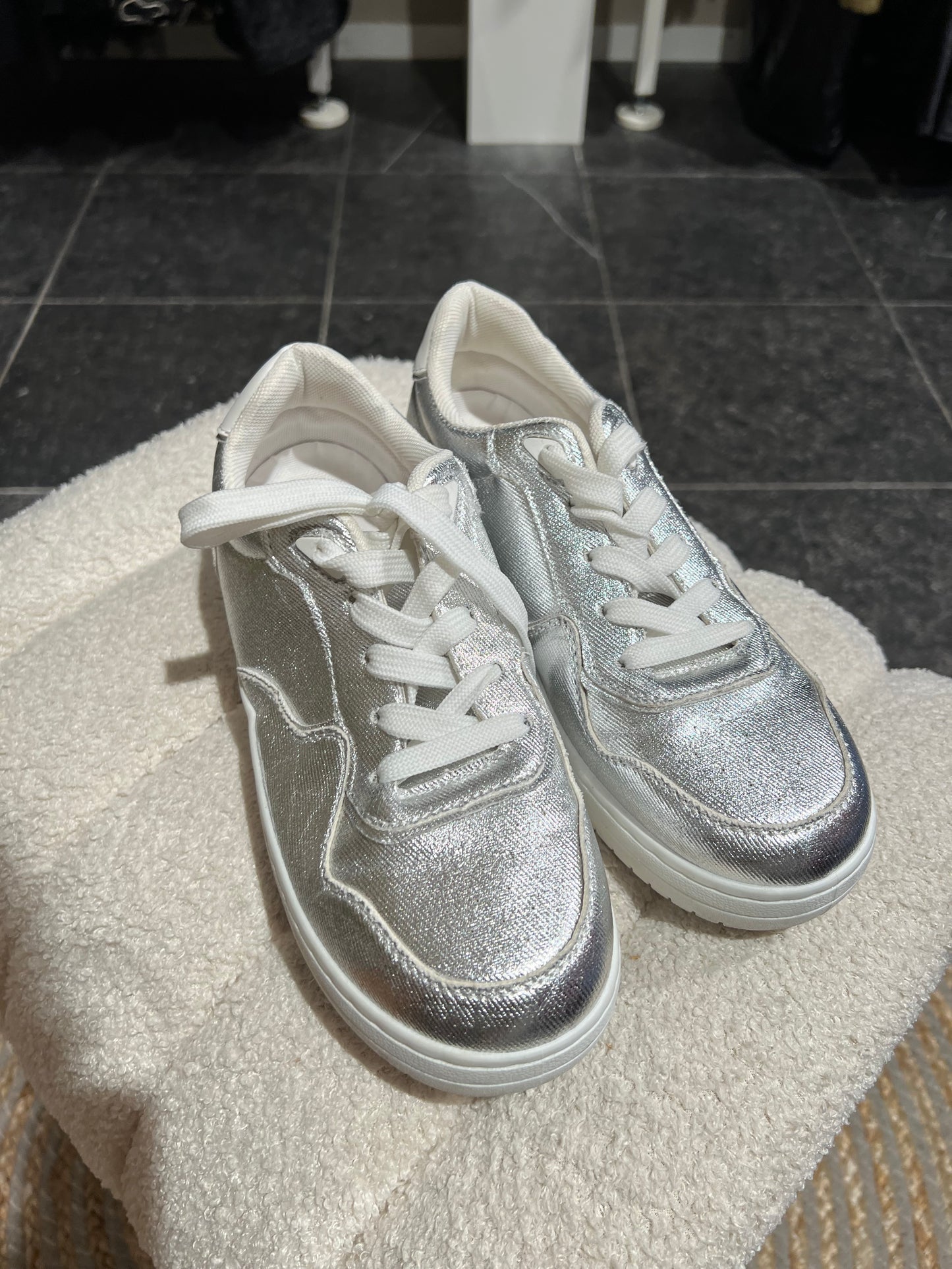 Sneakers zilver