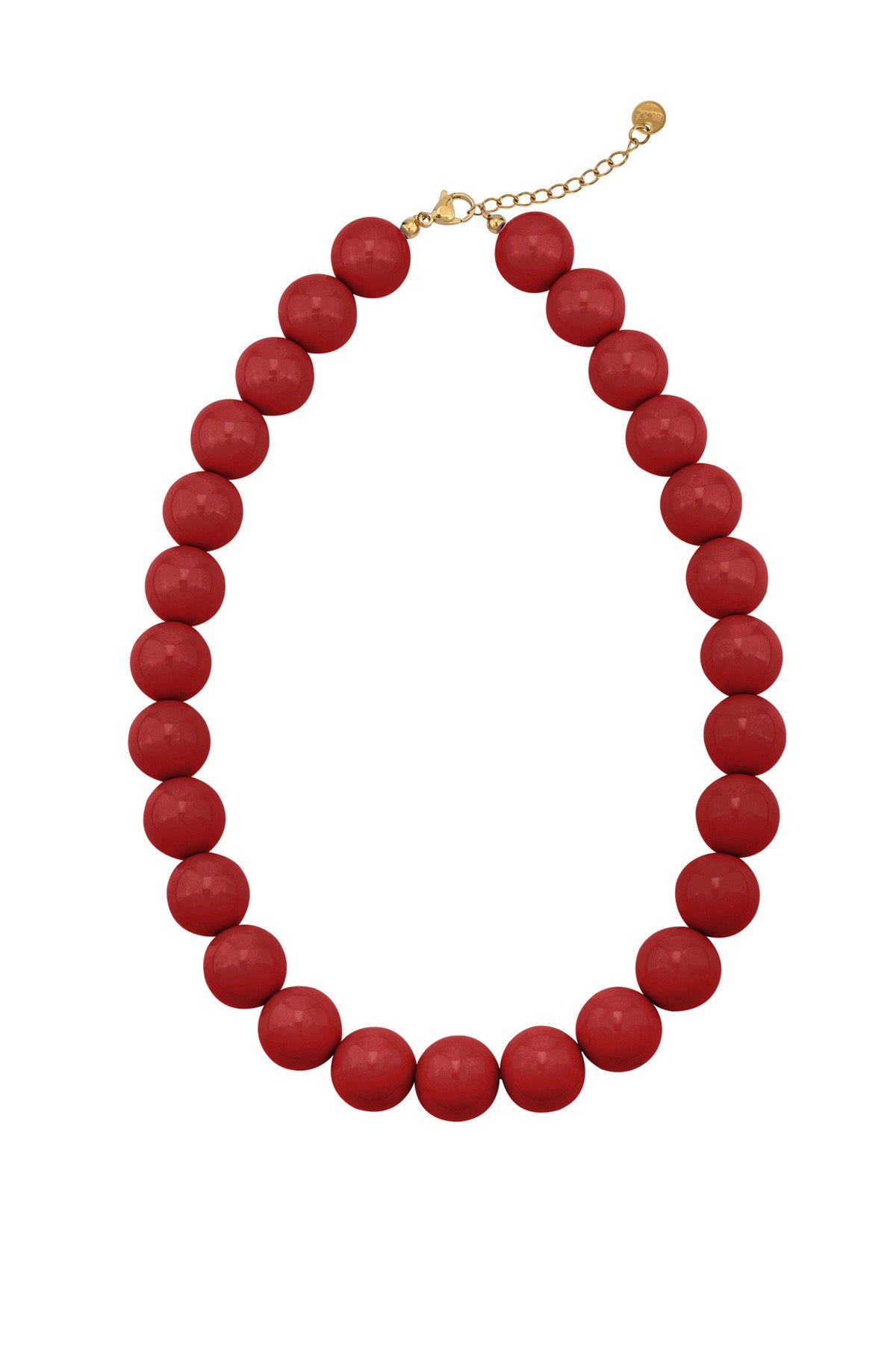 Ketting parels rood