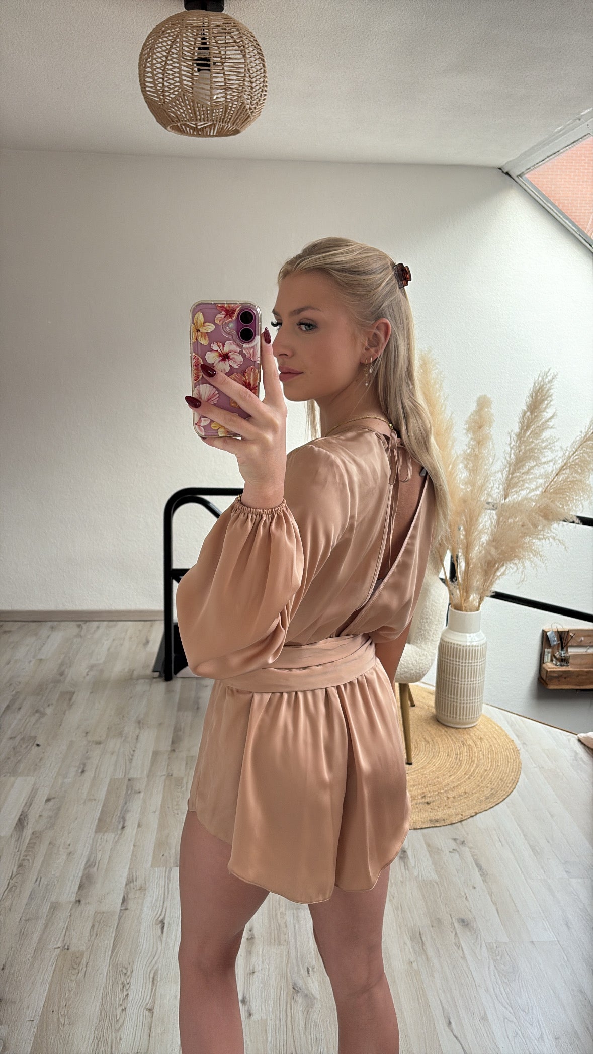 Playsuit satijn