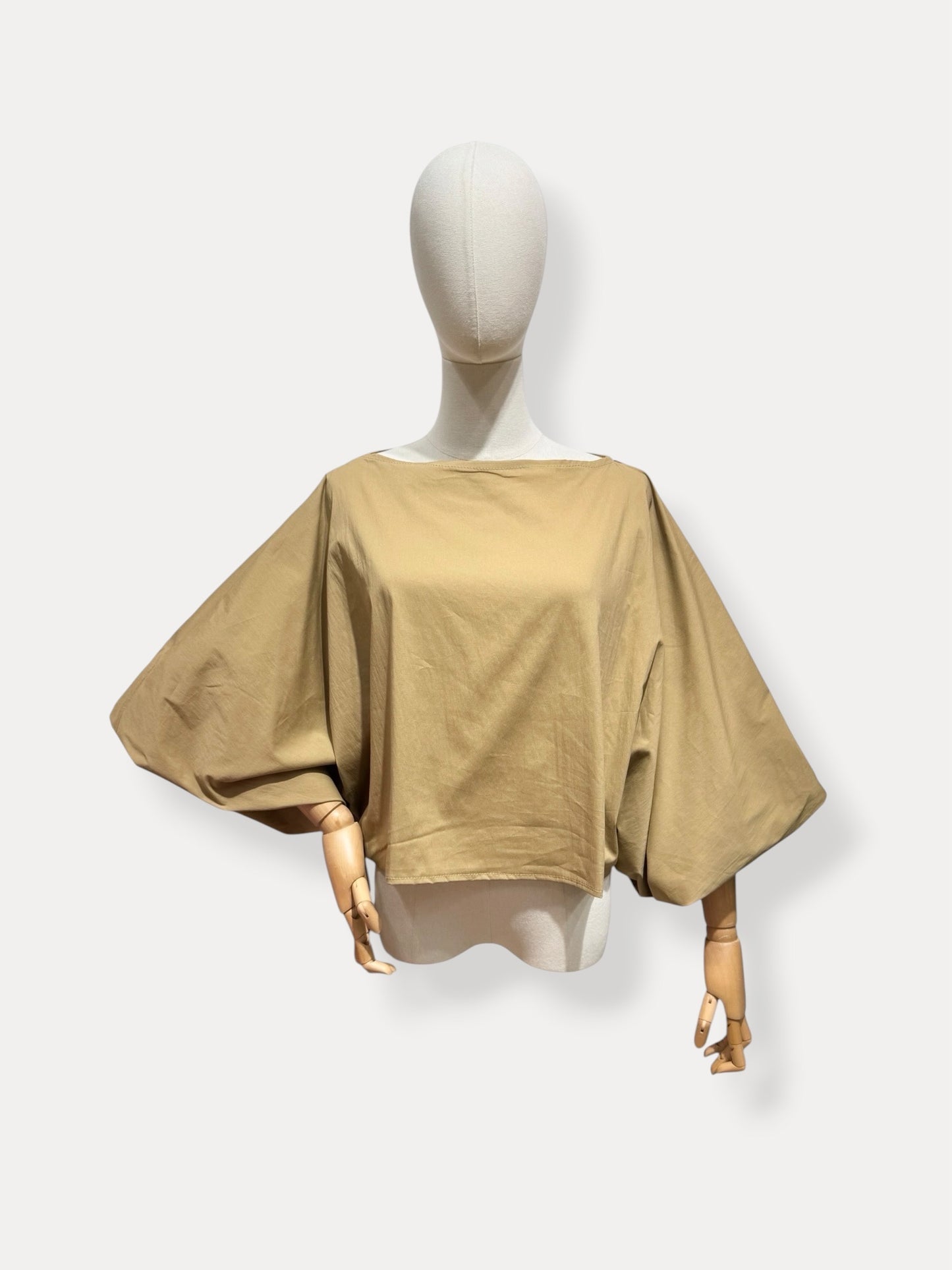PUFFY BLOUSE CAMEL